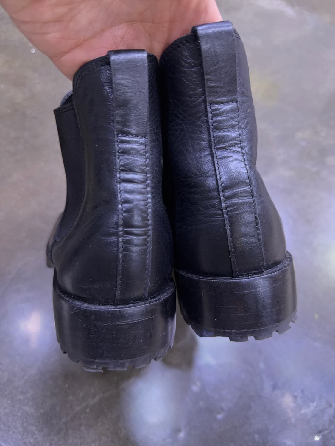 카미난도 x 쉽스 심플 첼시부츠 블랙 260 상품이미지7