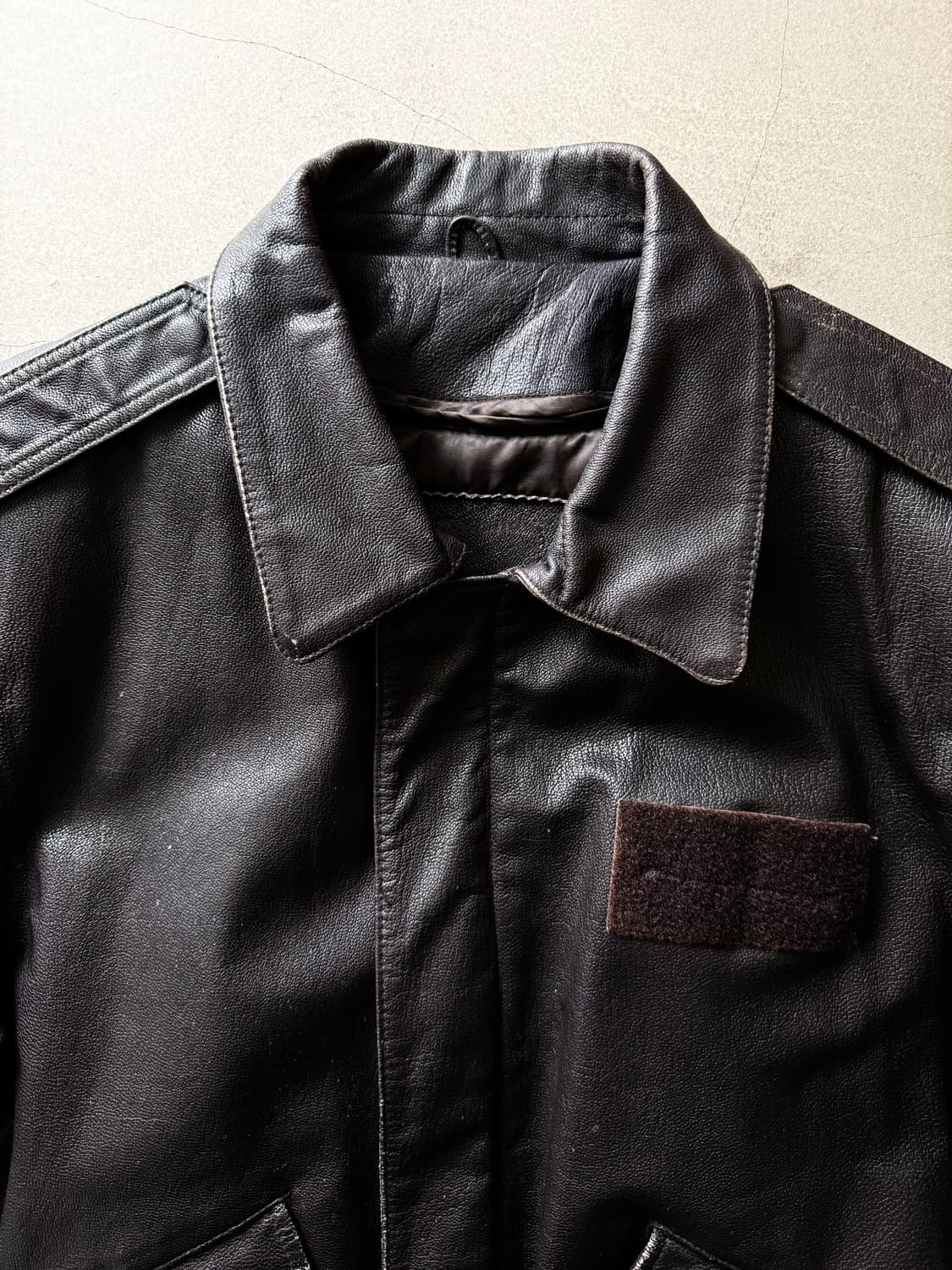 Vintage Leather A-2 Flight Bomber Jacket 상품이미지4