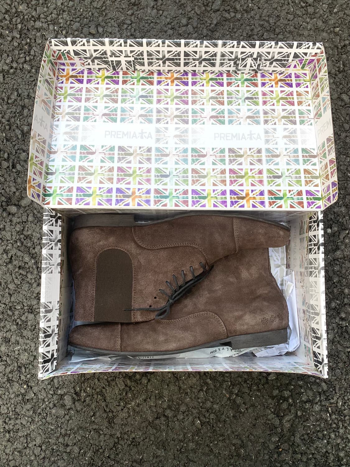 프리미아타 컷아웃 스웨이드 앵클 부츠 (brown) 상품이미지9