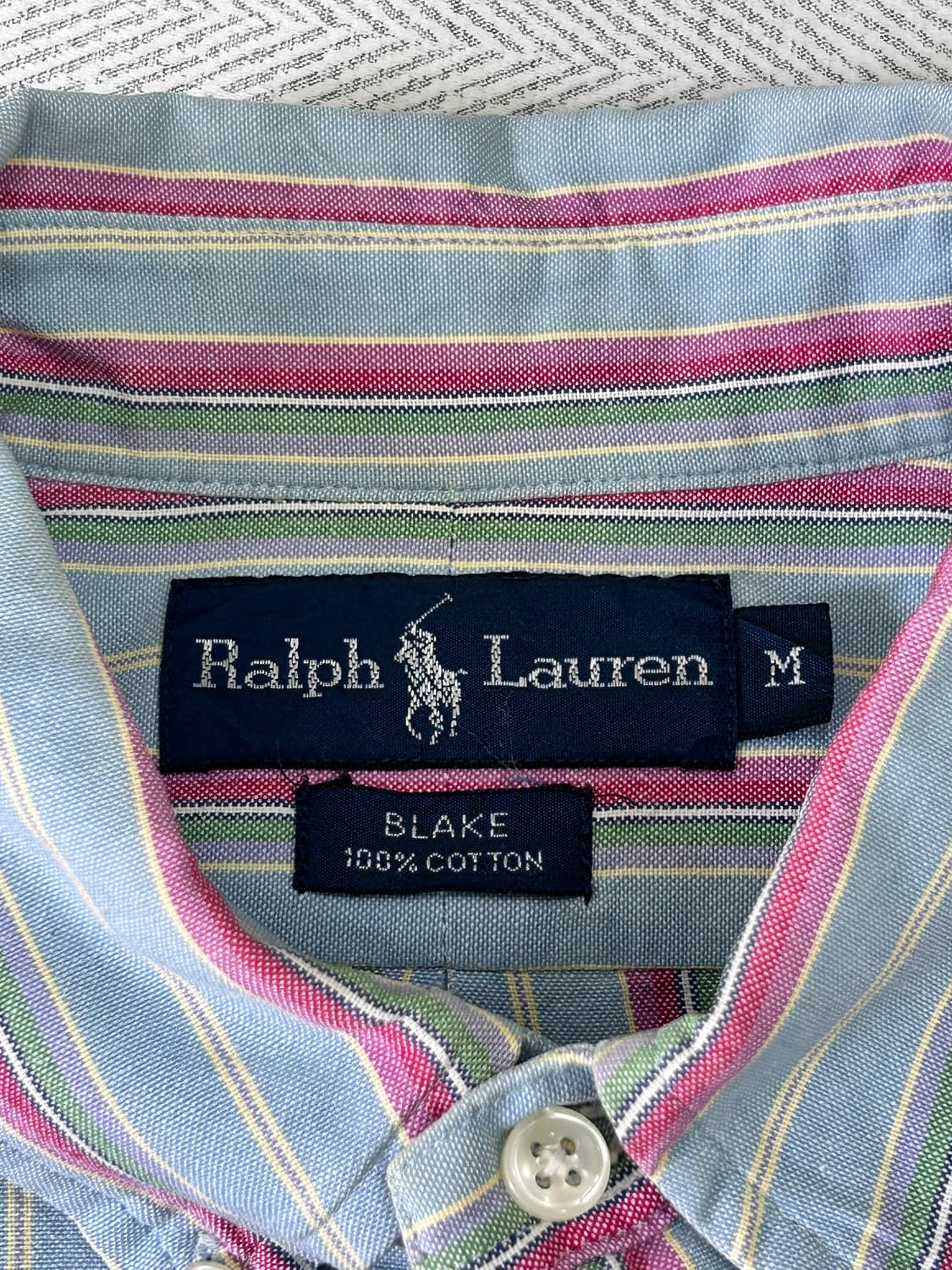 폴로랄프로렌 스트라이프 코튼 셔츠 남방 M 상품이미지6