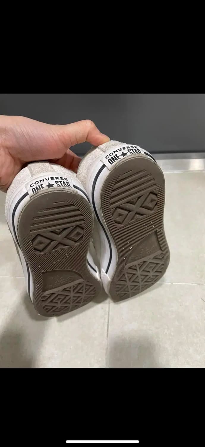 컨버스 원스타 스웨이드 화이트 상품이미지3