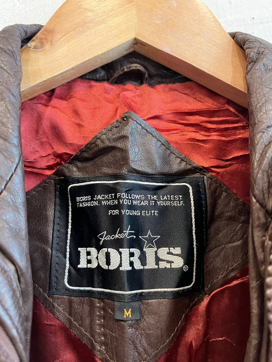 90s BORIS 리얼레더 자켓 상품이미지5