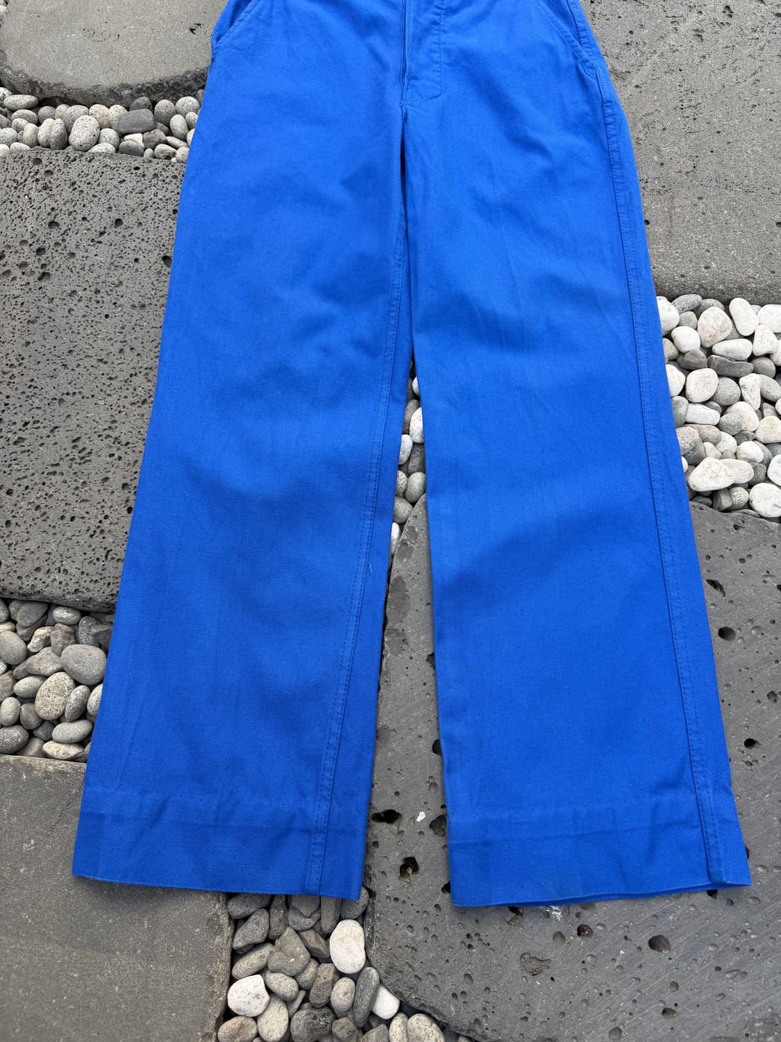 1980s WASHED BLUE VINTAGE 빈티지 프렌치워크팬츠 상품이미지4