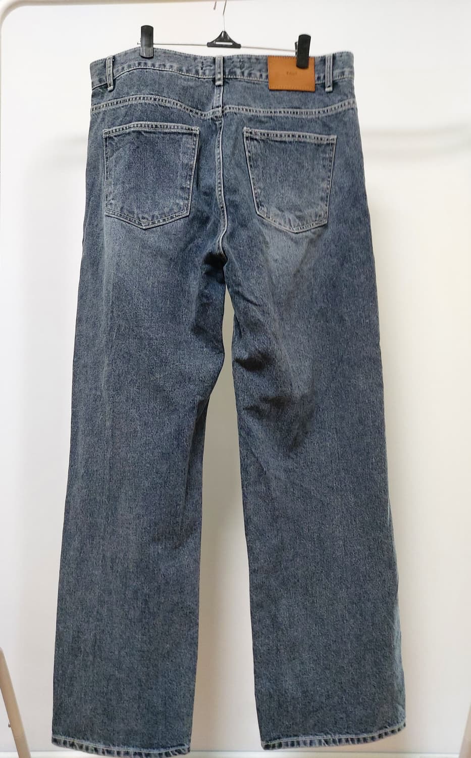 SALT 남성 연청 와이드 데님 팬츠(L) 상품이미지2