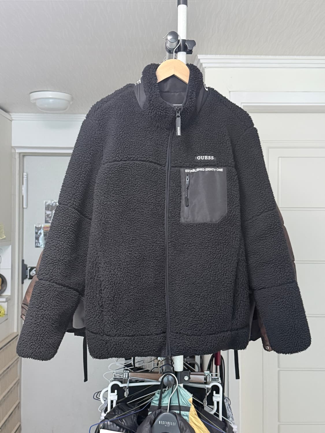 게스 뽀글이 플리스 외투 상품이미지2