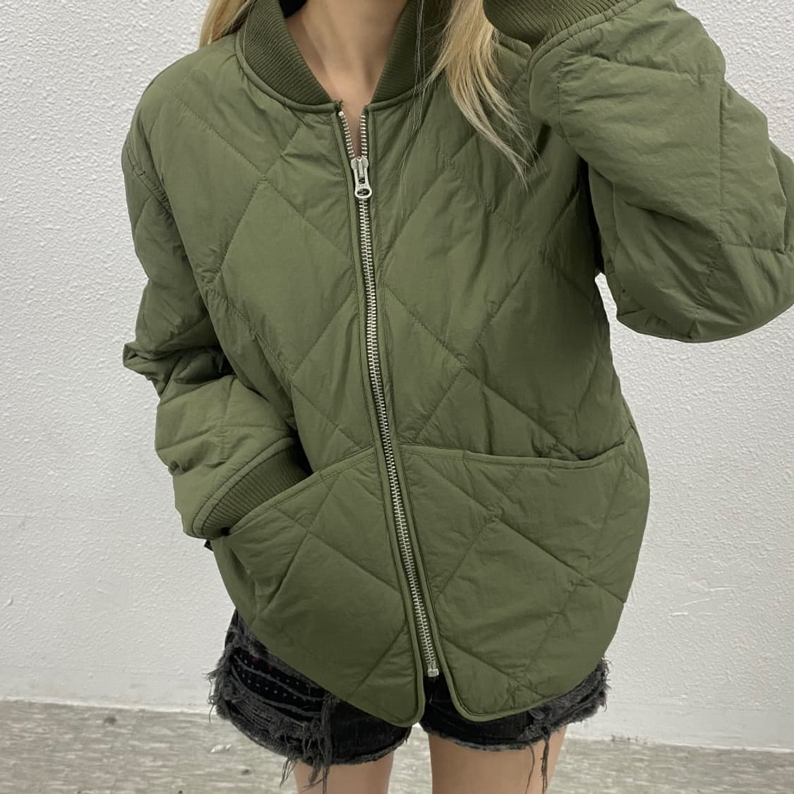 스투시 에잇볼 퀄티드 라이너 자켓 M 상품이미지2
