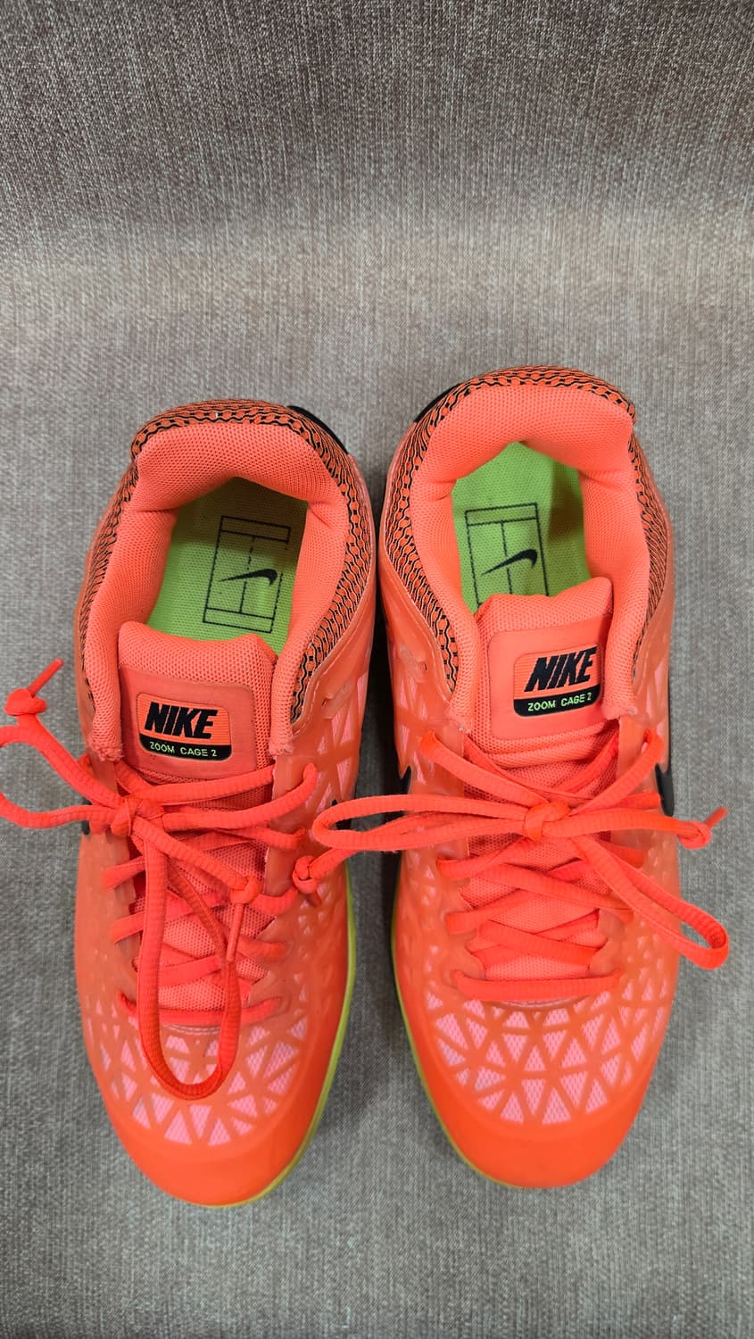 나이키 245mm-  줌 케이지 2 오렌지 테니스화 상품이미지2