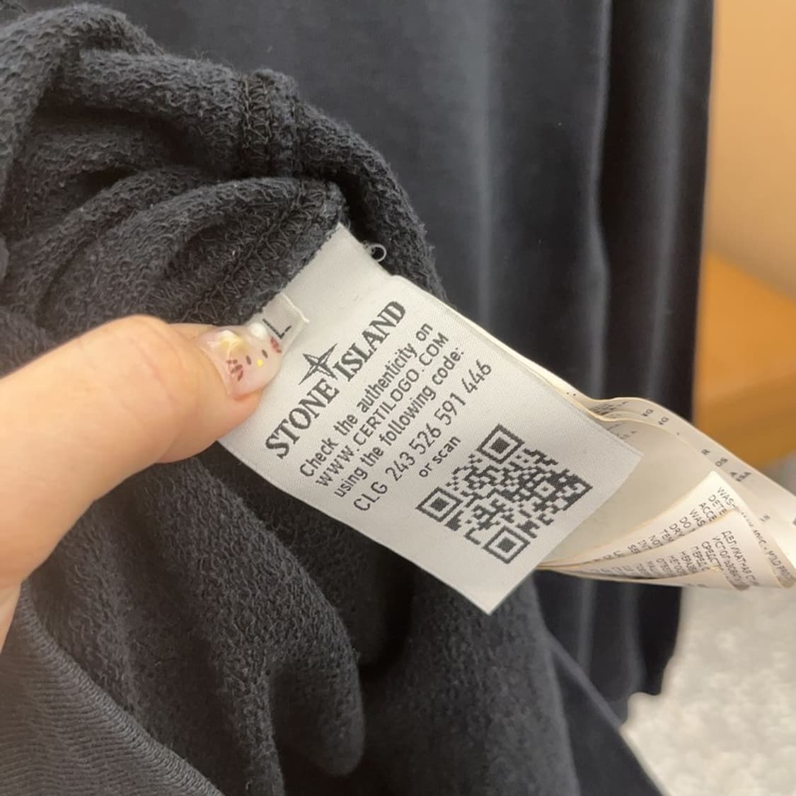 스톤아일랜드 정품 와펜 스웻셔츠 맨투맨 95 C06250 상품이미지4