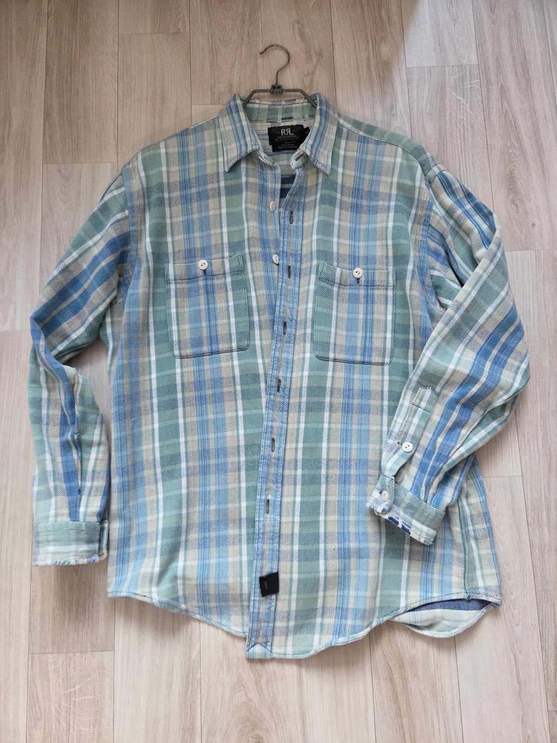 RRL 체크 셔츠 상품이미지1