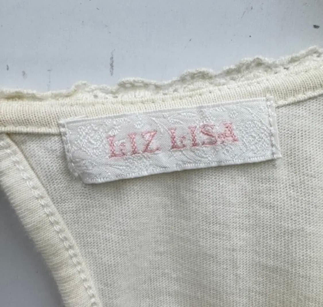 Liz lisa 리즈리사 셔링 리본 긴팔티 상품이미지2