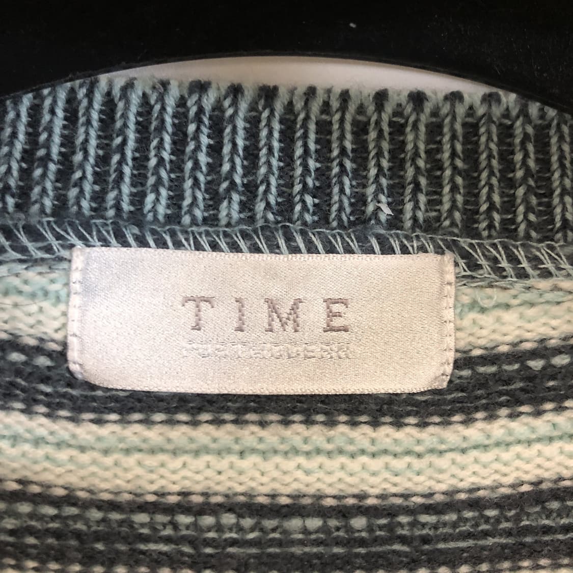 TIME 타임옴므 스트라이프니트 100 사이즈 상품이미지5