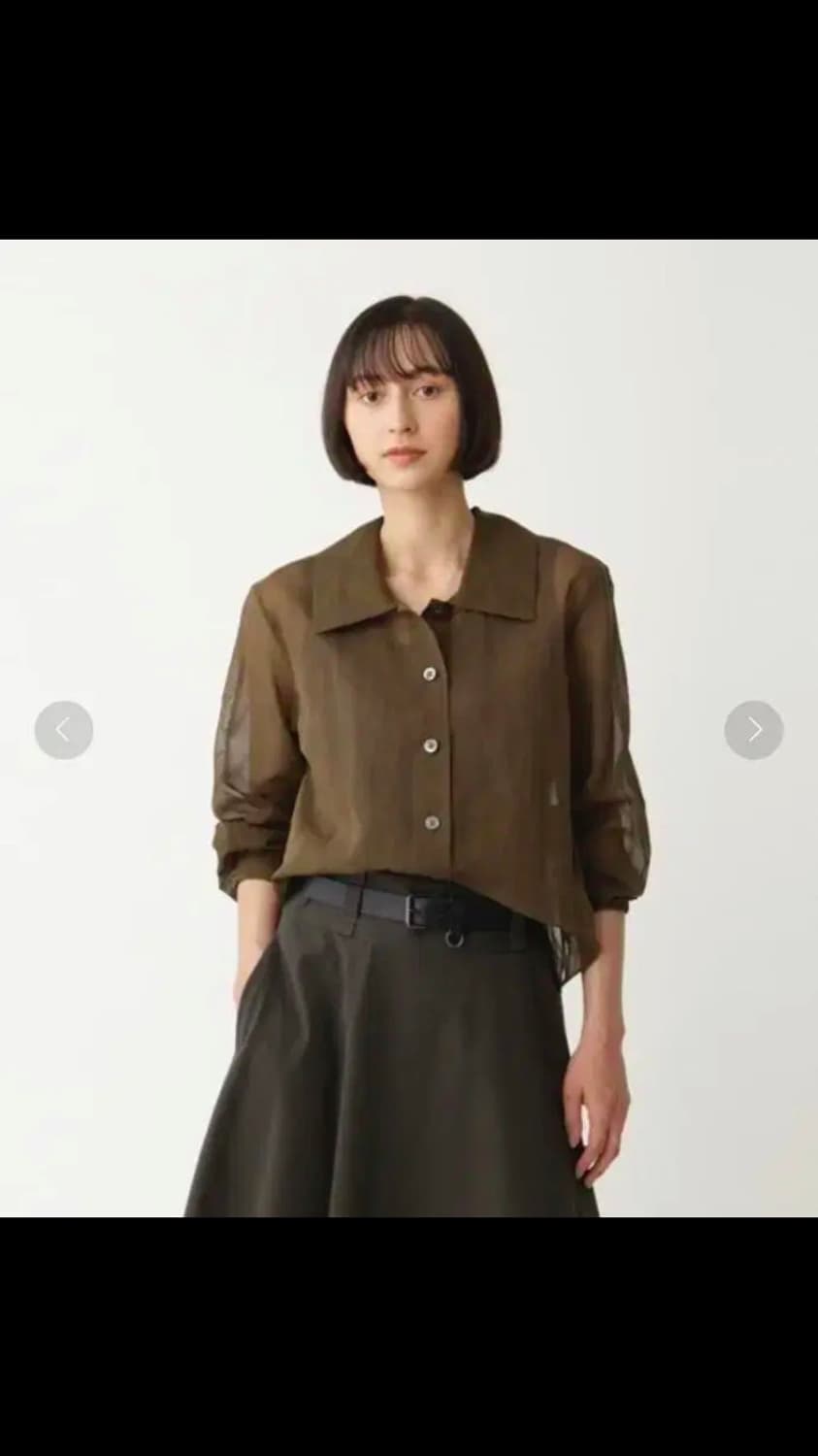 마가렛 호웰 오간자 씨스루 셔츠 (마가렛 호웰 스커트 증정) 상품이미지1