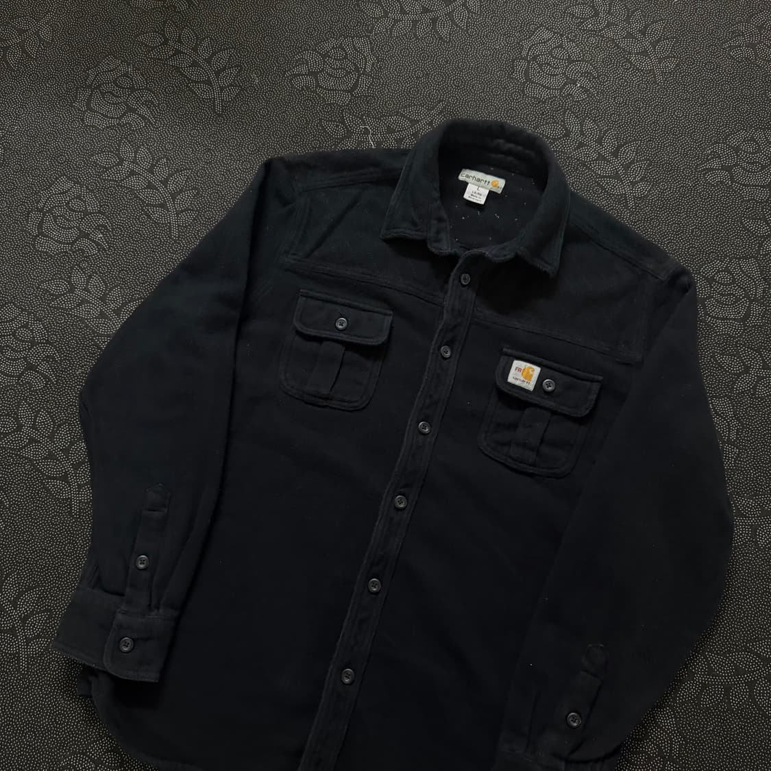 [L] carhartt 칼하트 리메이크 워크 울 셔츠 - 상품이미지2