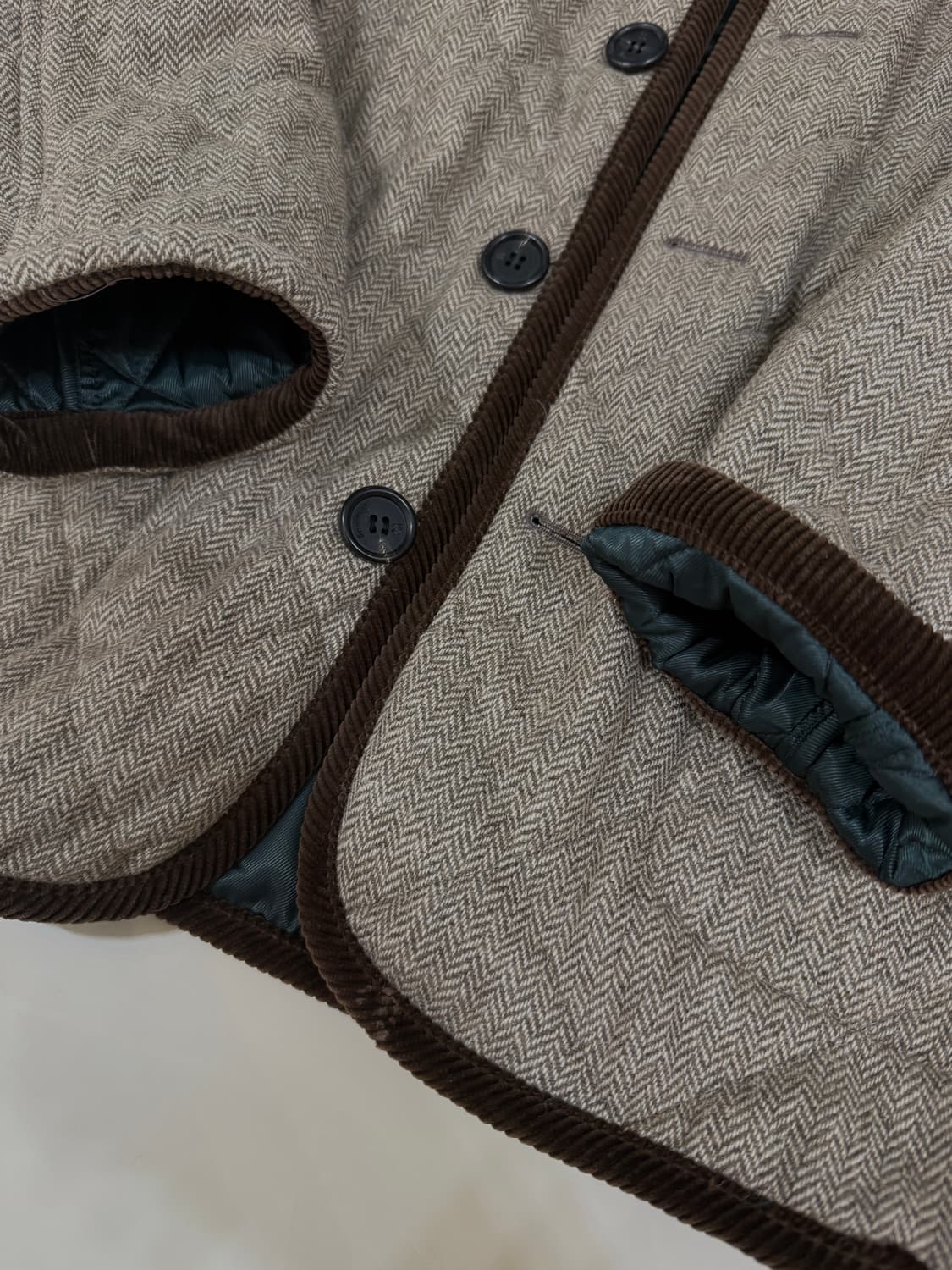 바스통 108W 베이지 헤링본 M(100-105) 상품이미지8