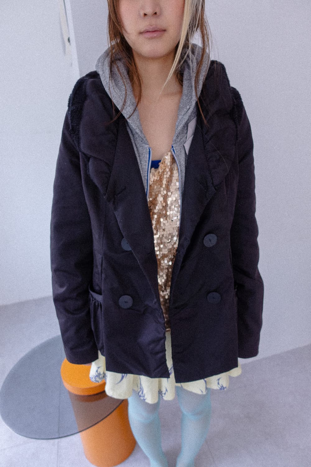 Calvin Klein big button jacket 상품이미지2