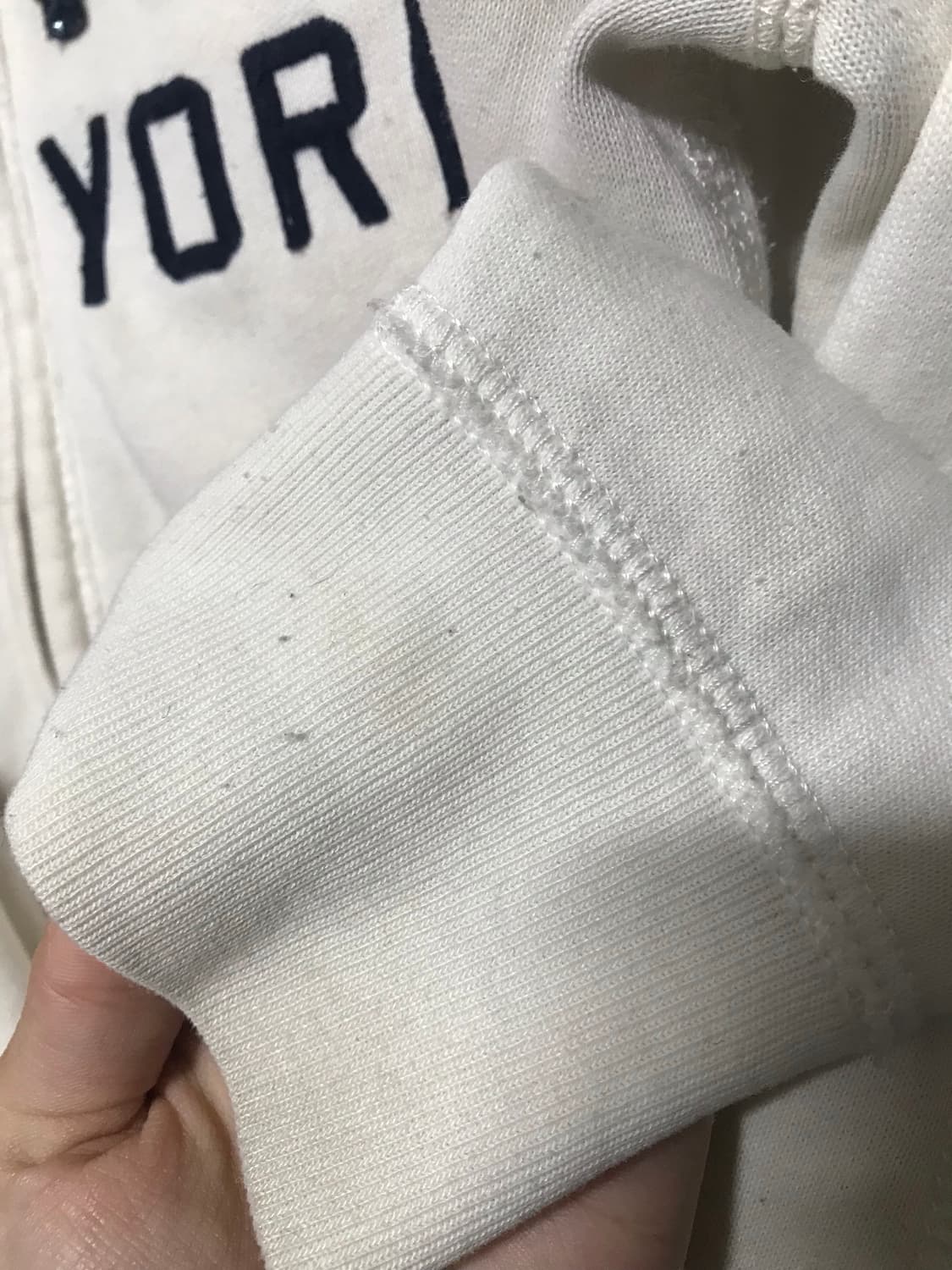 아베크롬비 화이트 슬림핏 후드집업 상품이미지9