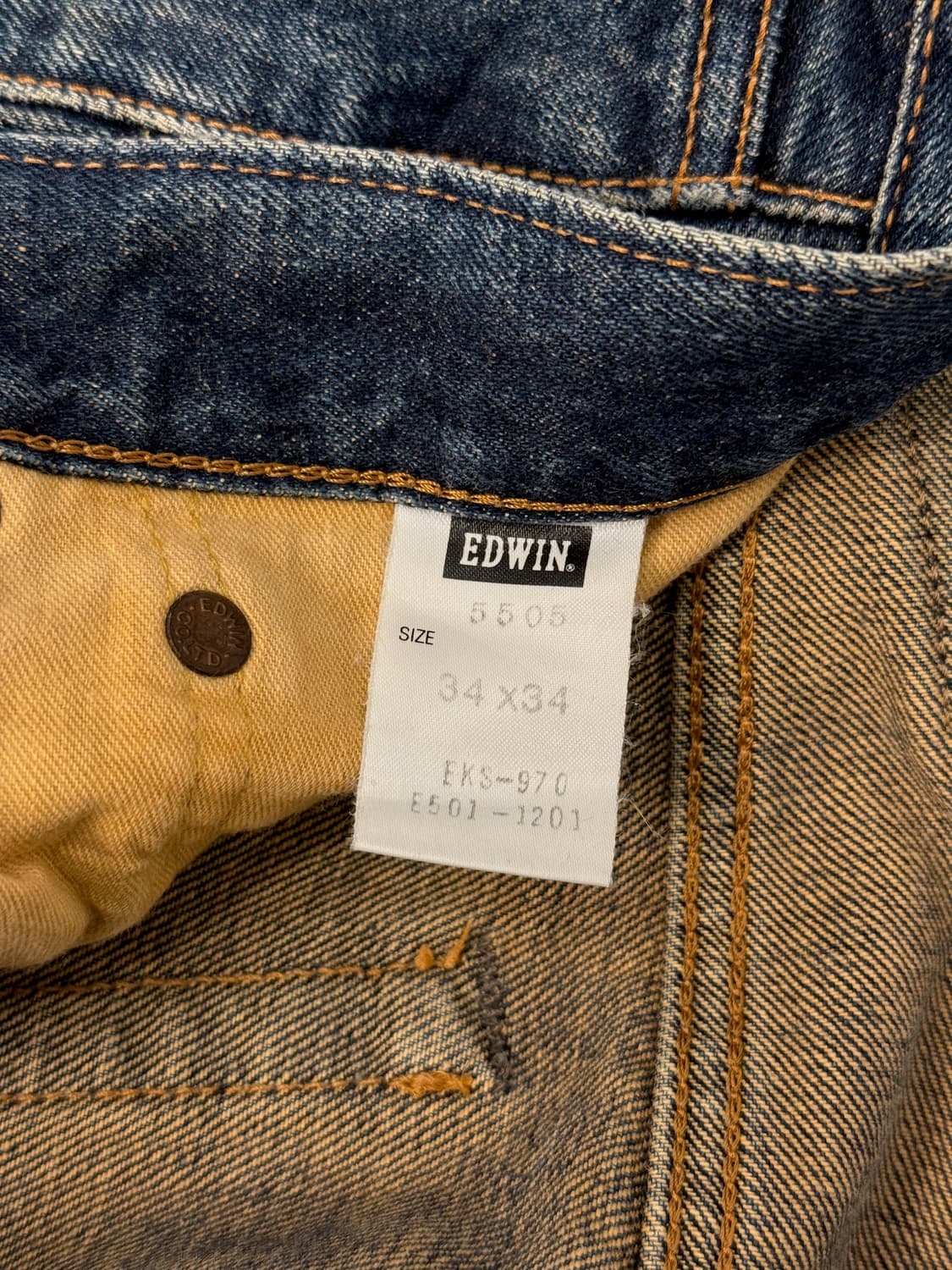 Japan EDWIN 505X Selvedge Straight Denim 상품이미지8