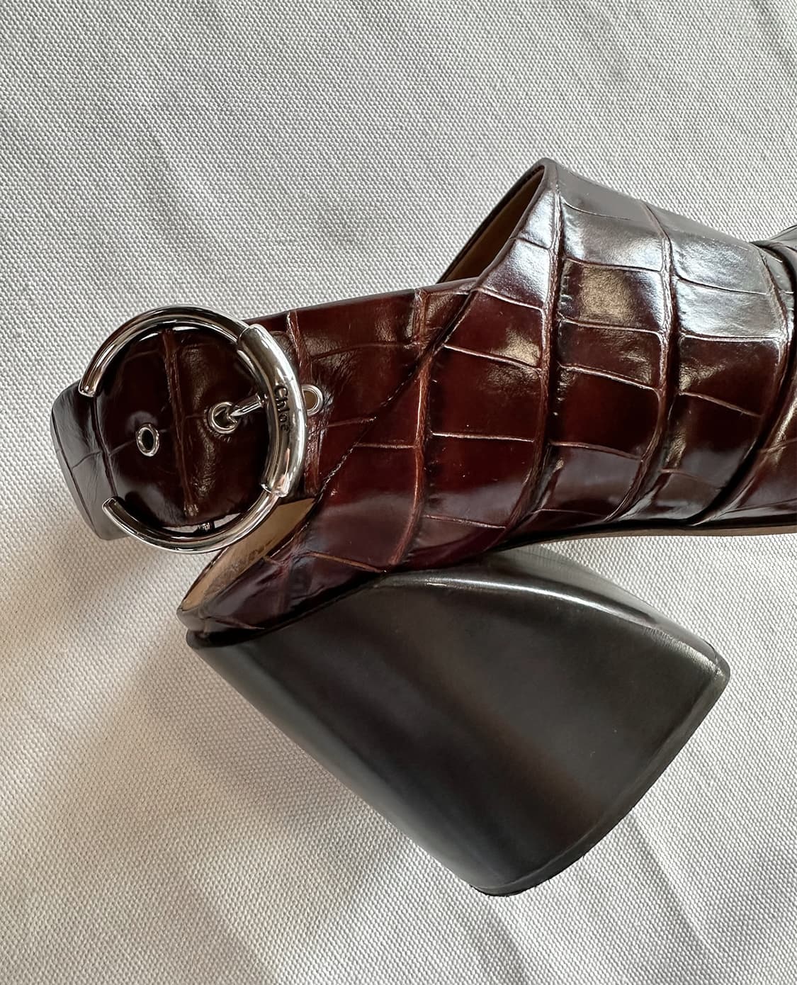 CHLOE croc buckle heel 상품이미지7