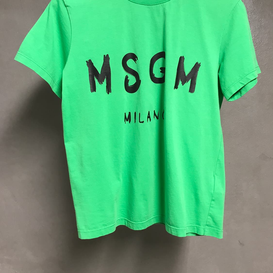 MSGM 그린 반팔 티셔츠 -(W) 상품이미지3