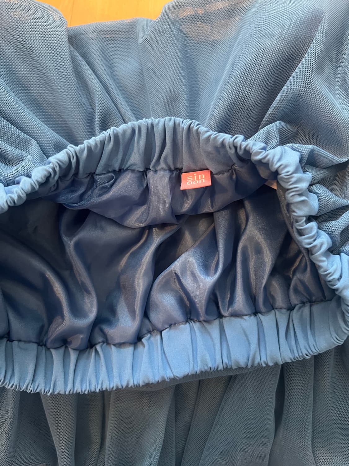 시눈 튀튀 치마 블루  상품이미지3