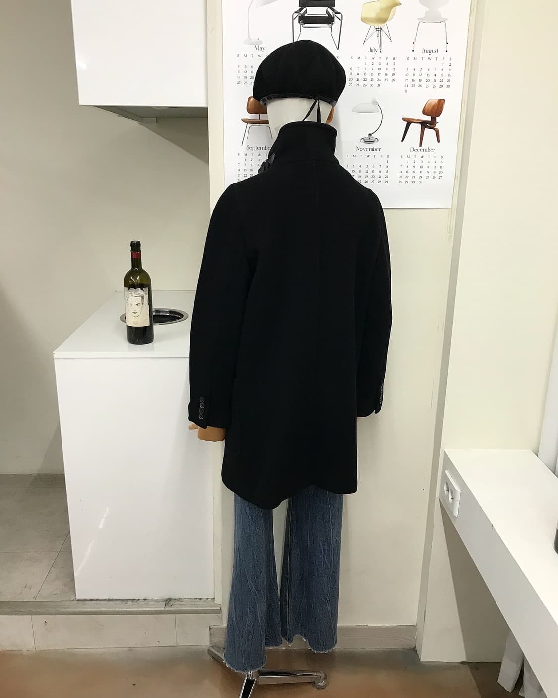 폴로 넥버클 울 코트 상품이미지10