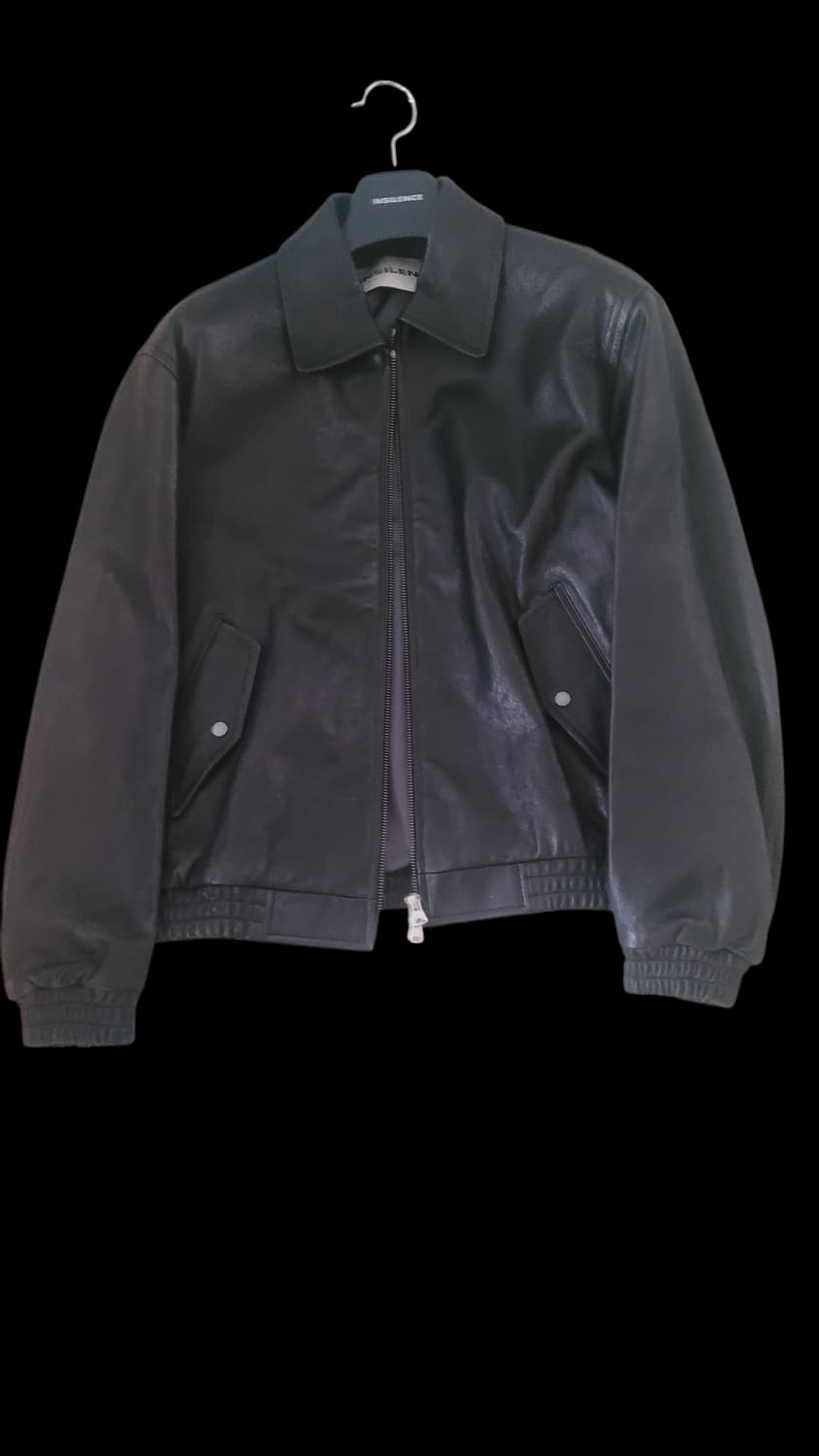 [M] 인사일런스 베지터블 레더 플라이트 자켓 상품이미지5