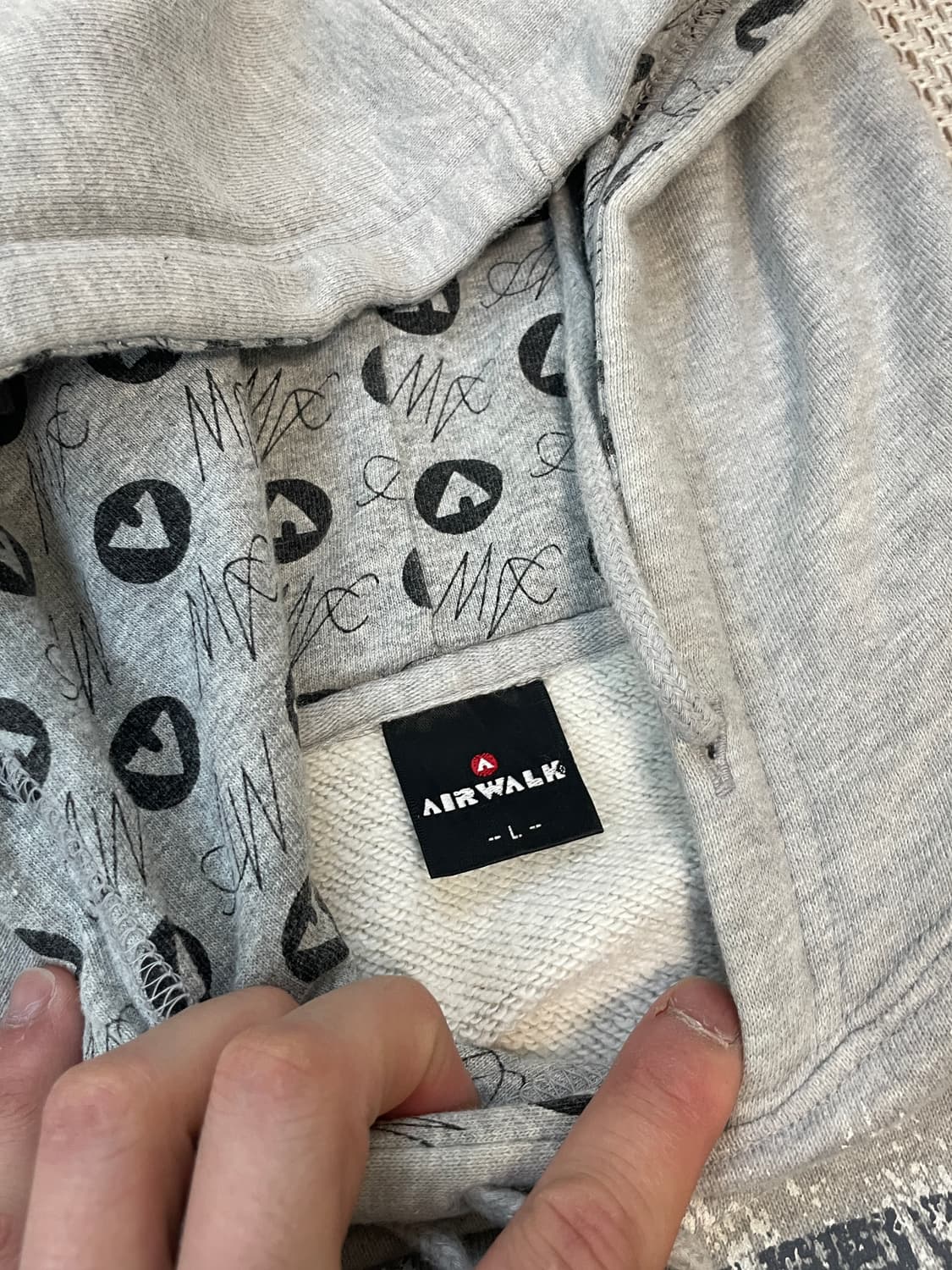 에어워크 타이포그래피 프린트 후디 스웻 J03615 상품이미지5