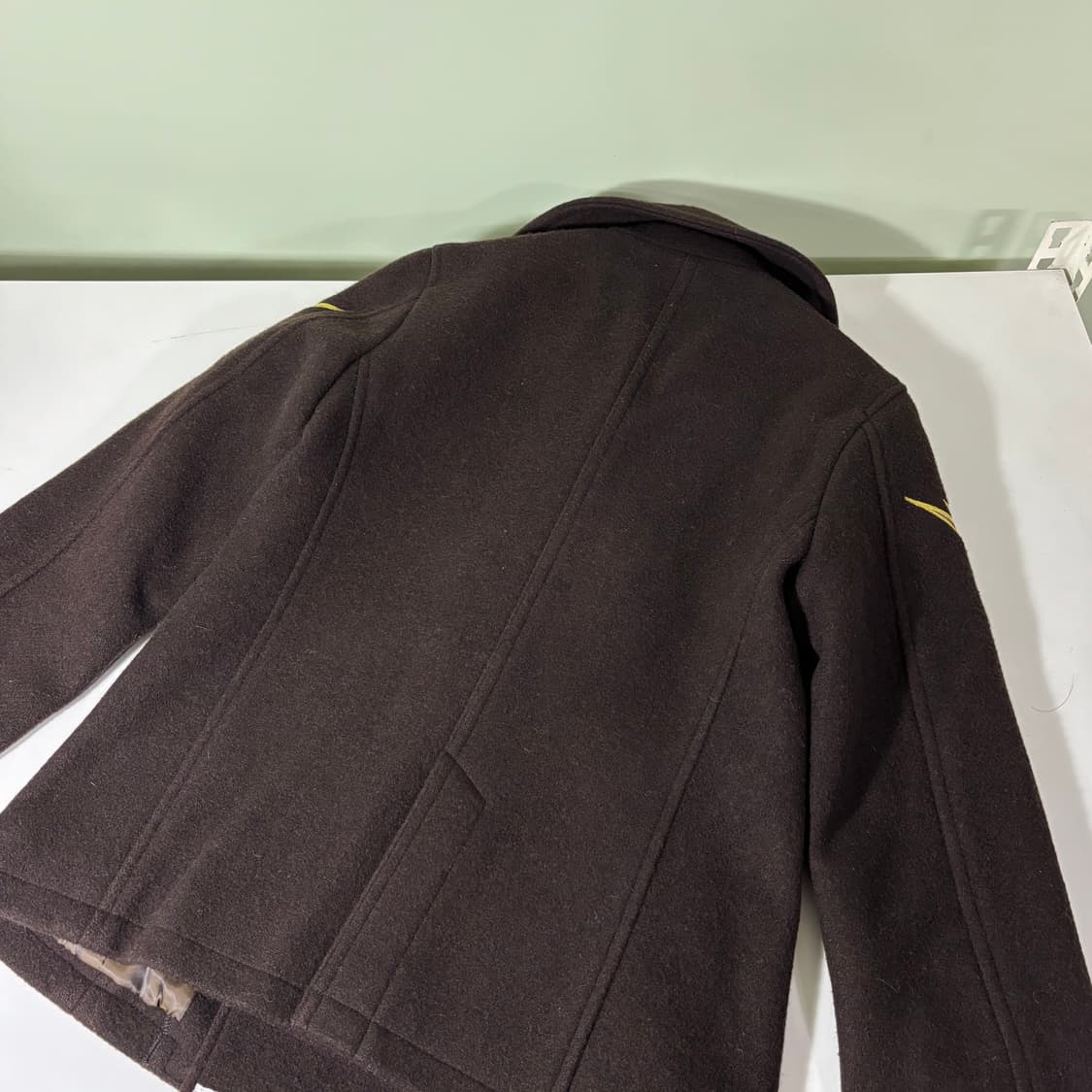 우먼S 베이프 A bathing ape 브라운 피코트 상품이미지4