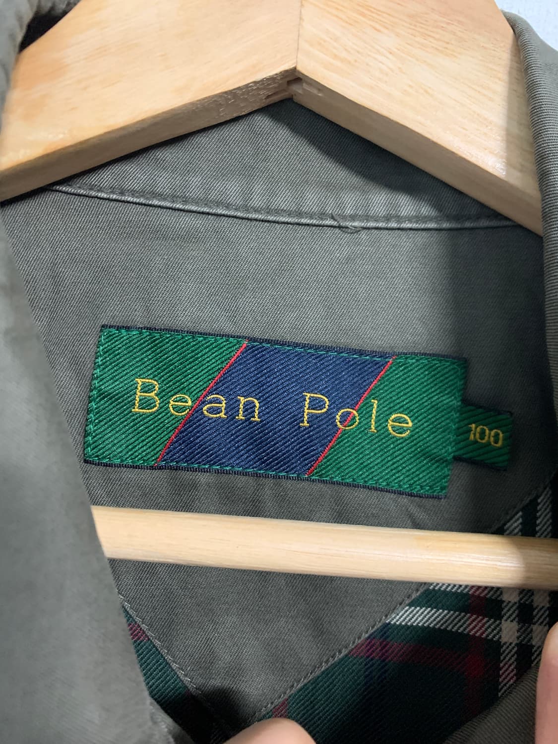 빈폴 카키 코튼 블루종 자켓 100 상품이미지3