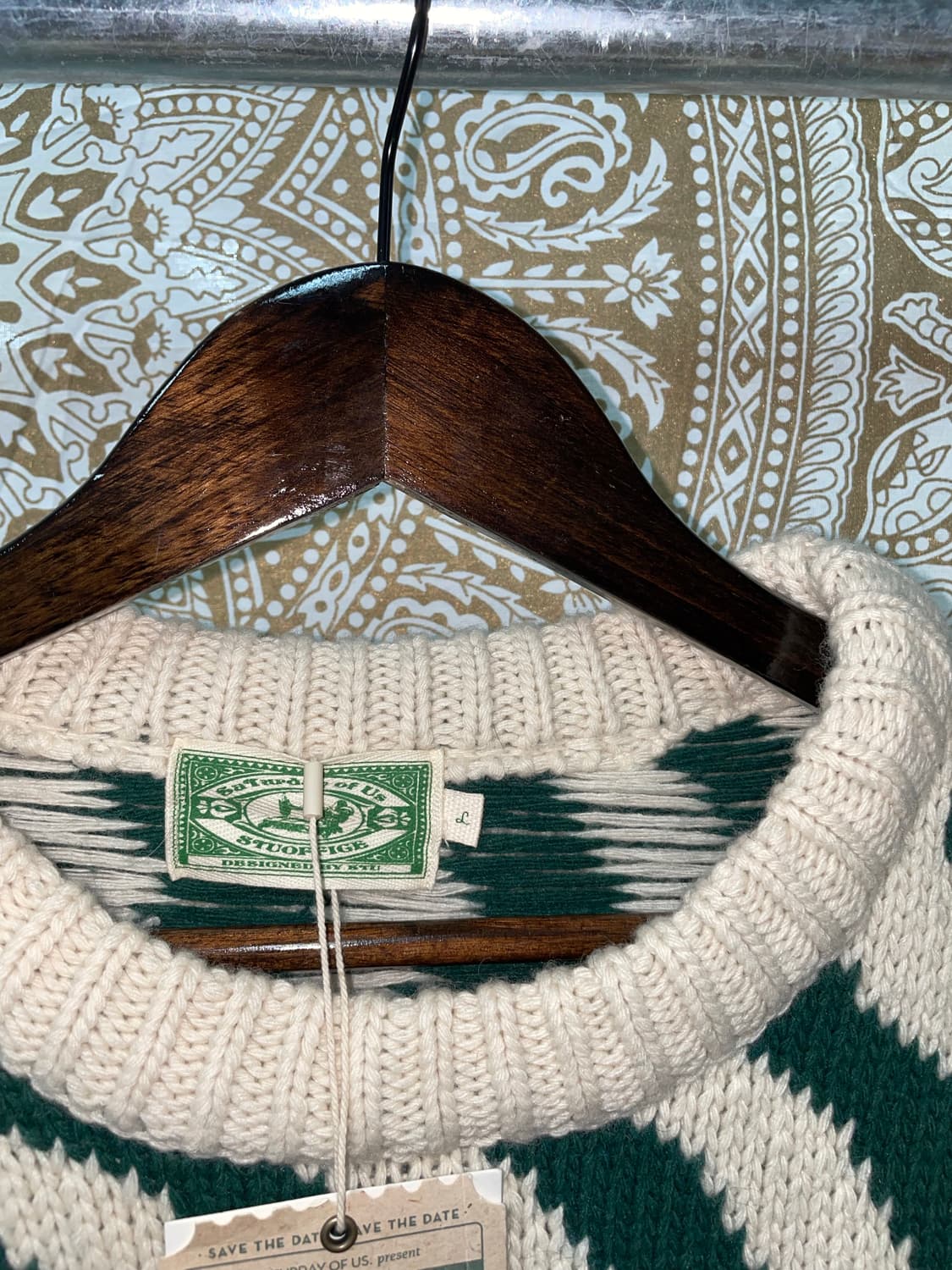 Saturday of us STU 패턴 니트  상품이미지5