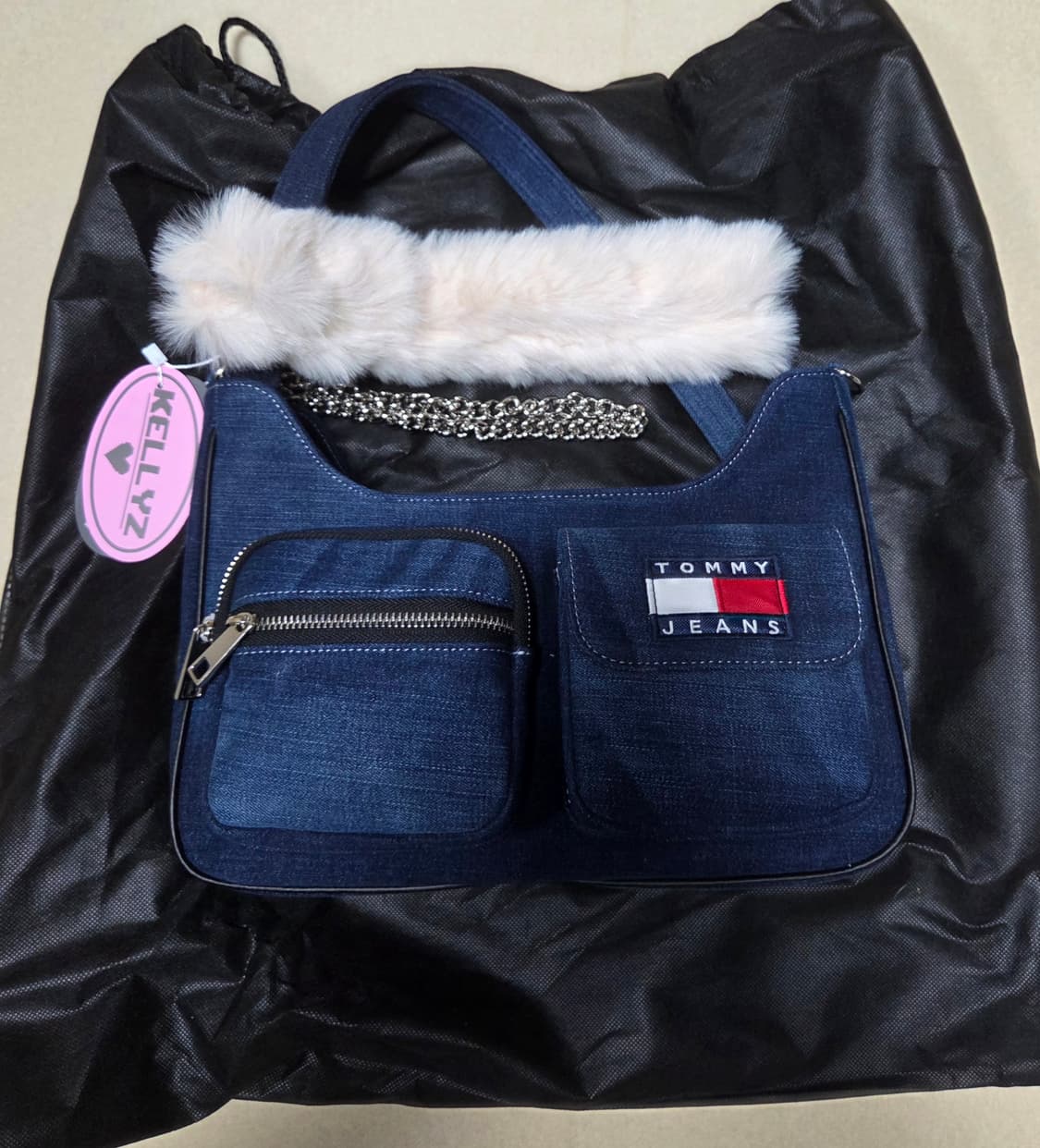 (금요일까지 할인!)켈리즈 업사이클링 백 가방 뉴호보 상품이미지1