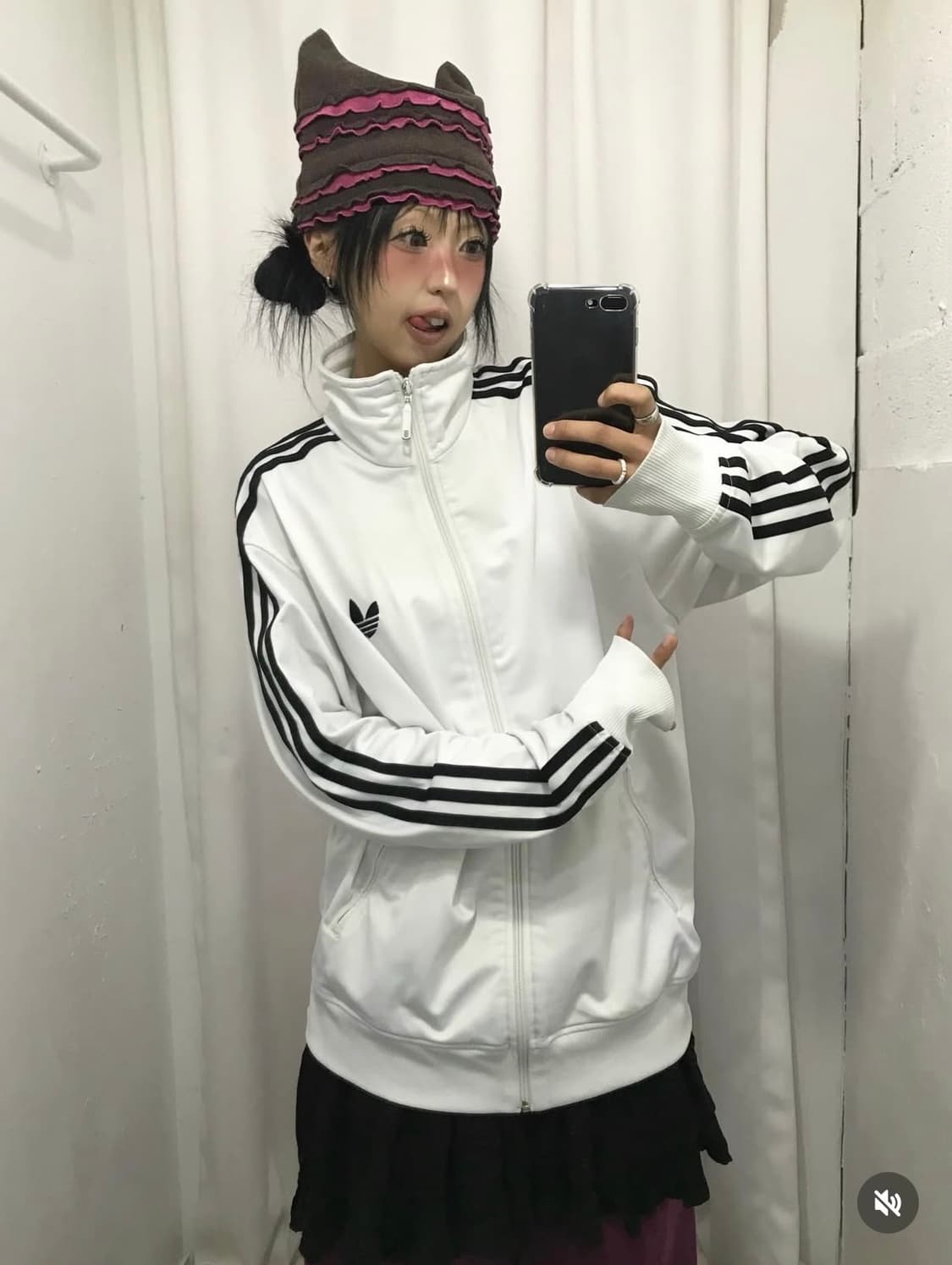 Adidas Firebird White/Black Jersey(Rare) 상품이미지5