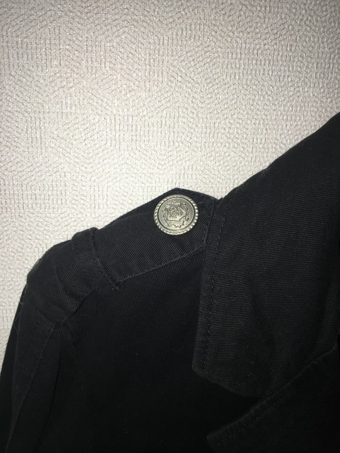 고스 은장 버튼 블랙 자켓 공겜 상품이미지2