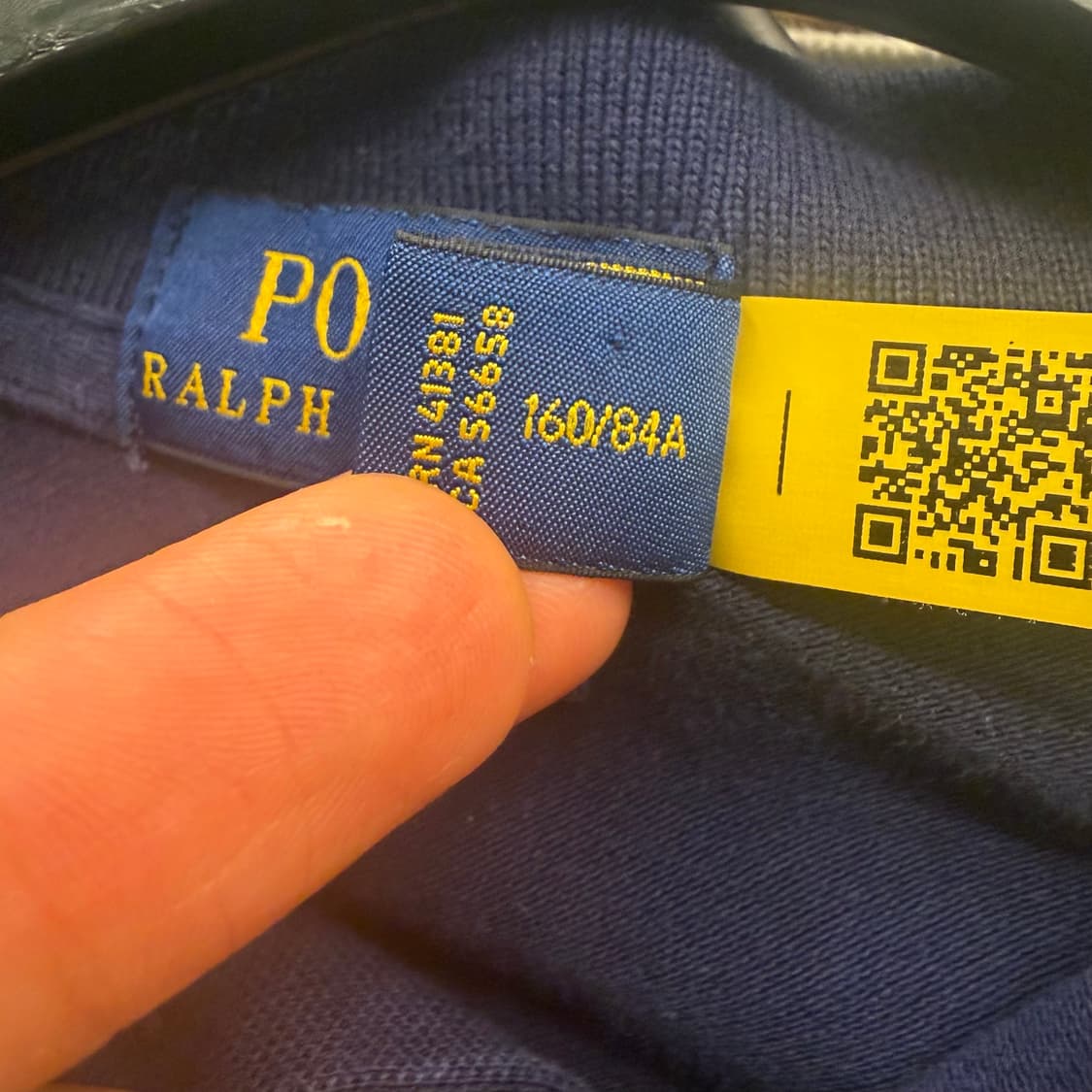 폴로 랄프로렌 QR 네이비 화이트 포니 PK S 상품이미지8