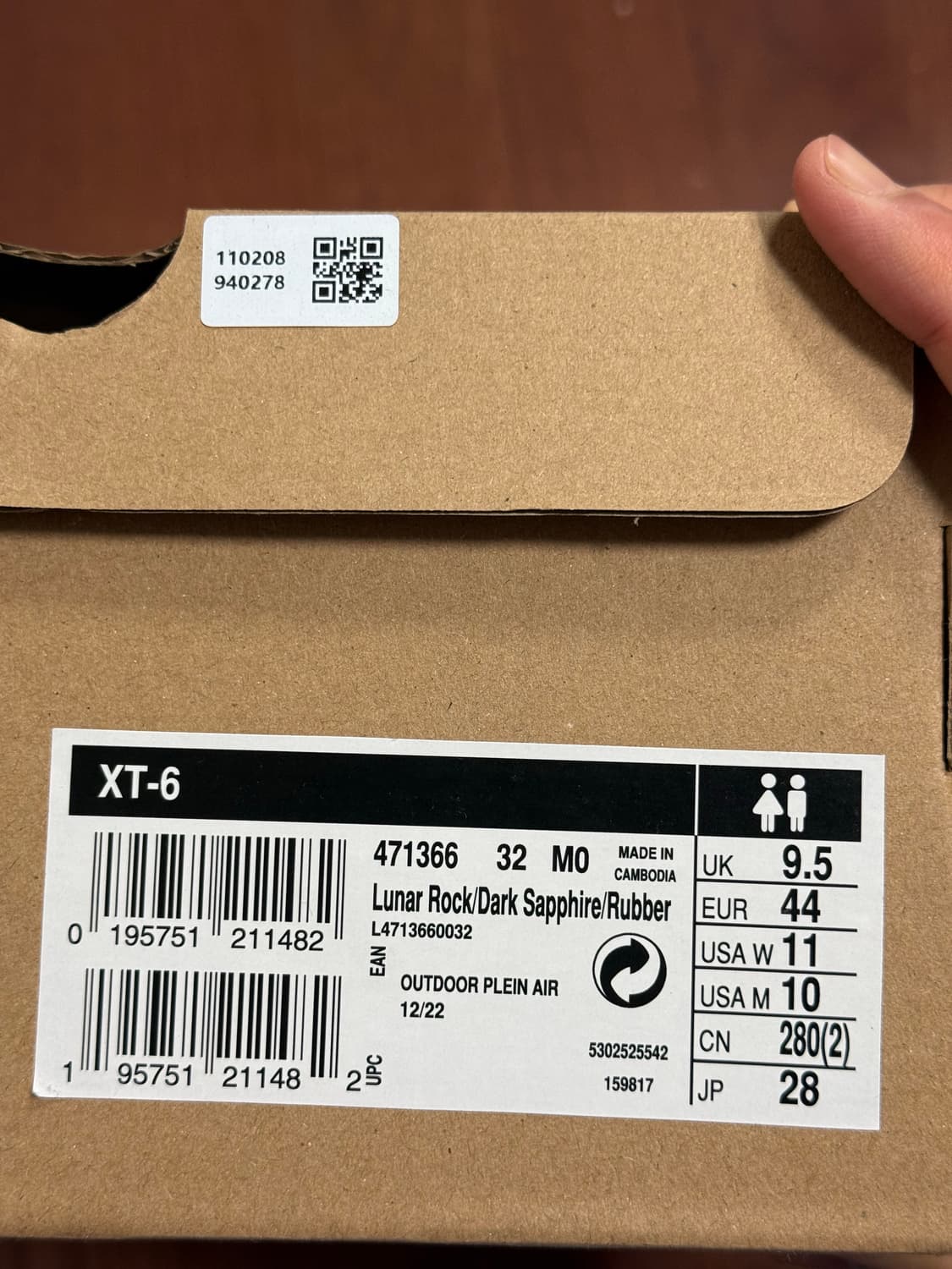 살로몬 XT-6 루나 락 다크 사파이어 280 상품이미지6