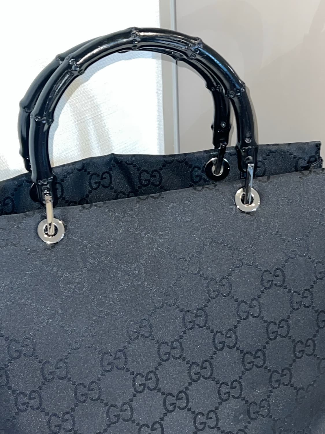 구찌 뱀부 GG 자가드 토트백 상품이미지3