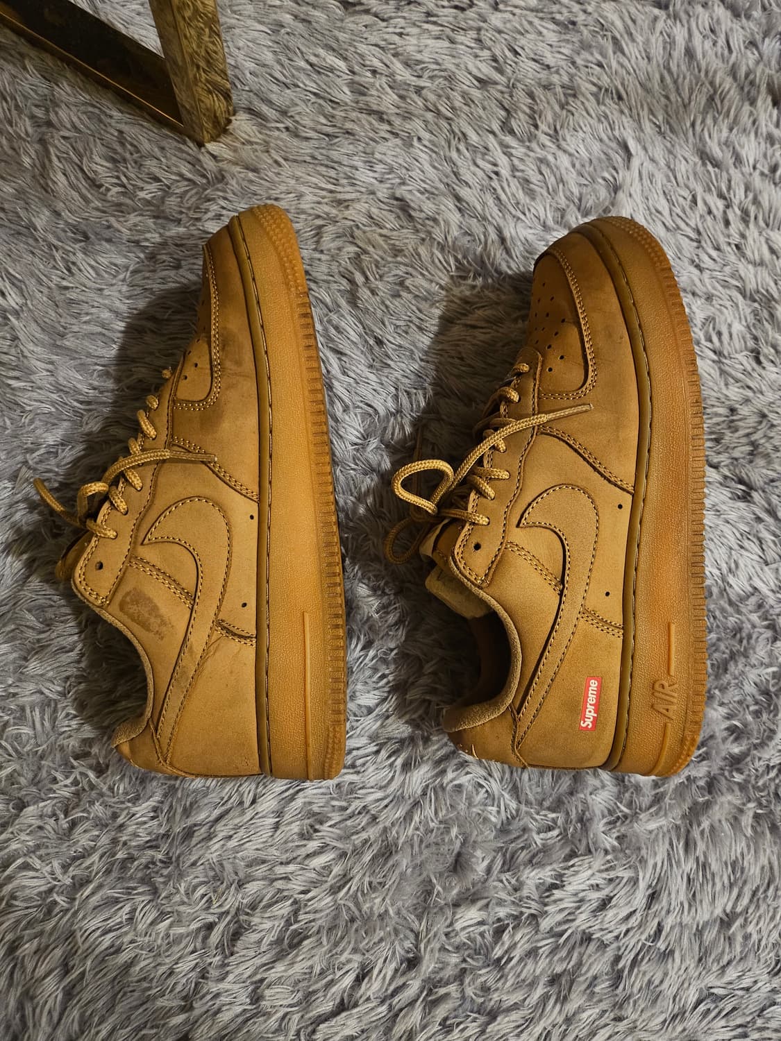 정품(A급)나이키x슈프림 에어포스1 로우 플랙스 된장포스 상품이미지3