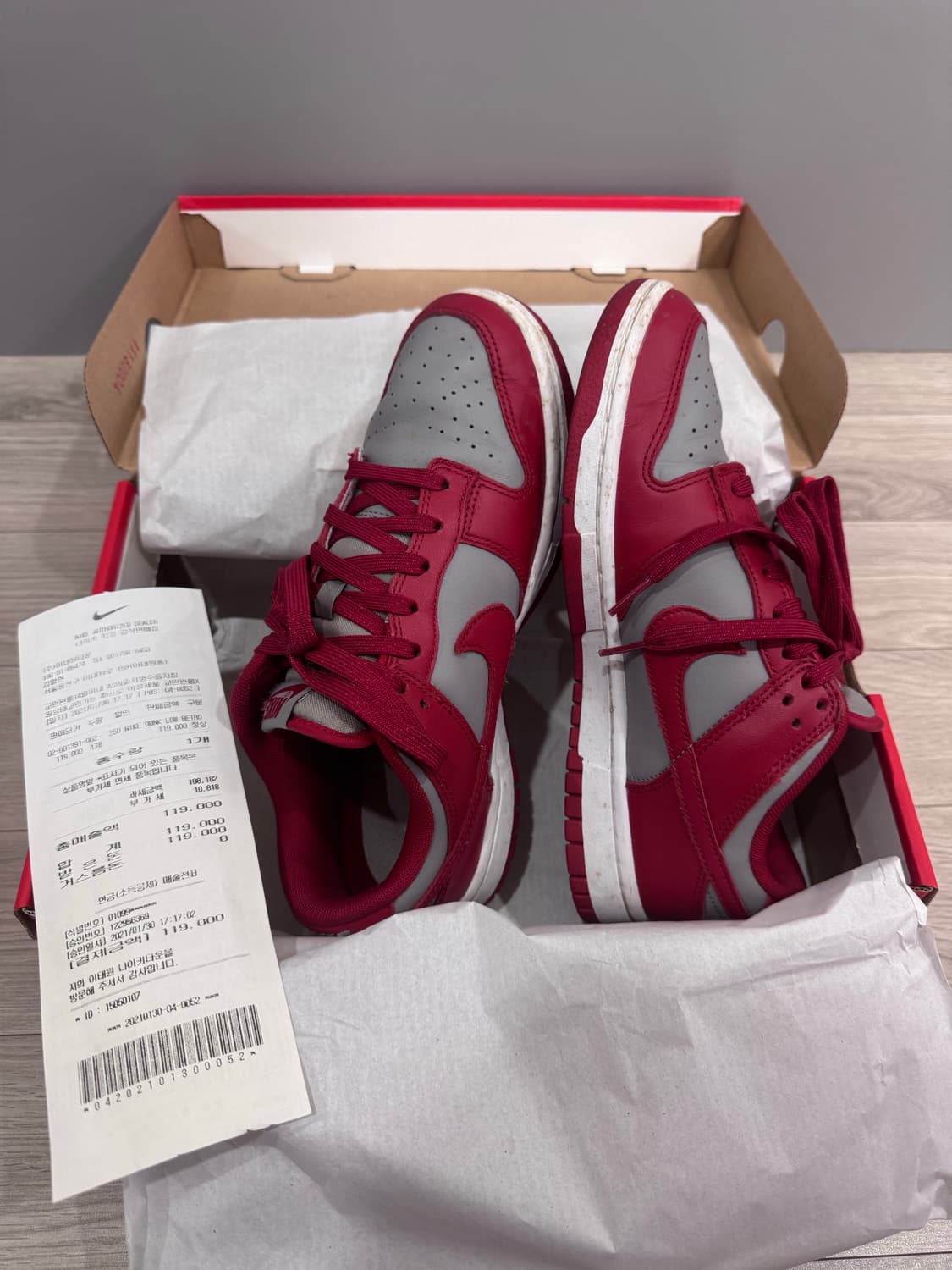 나이키 덩크로우 미디움 그레이 상품이미지2