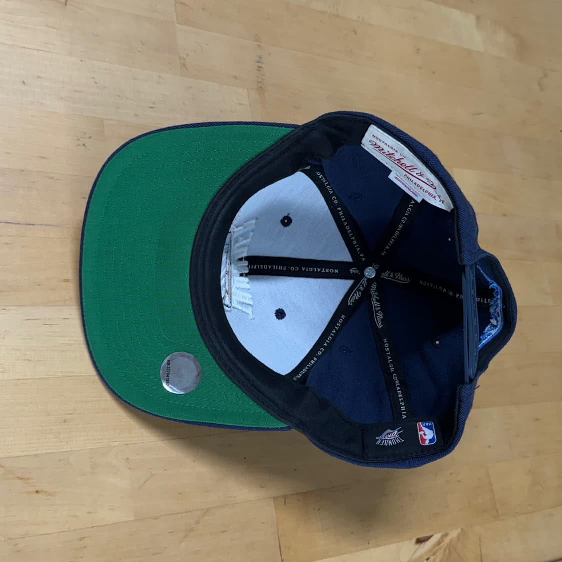 NBA 미첼앤네스 오클라호마 시티 썬더 스냅백 모자 상품이미지4