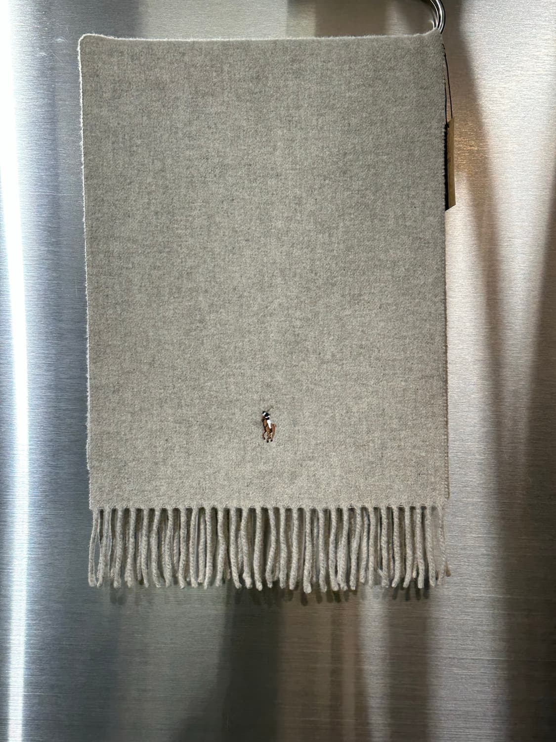 폴로 랄프로렌 울 머플러 회색 상품이미지1