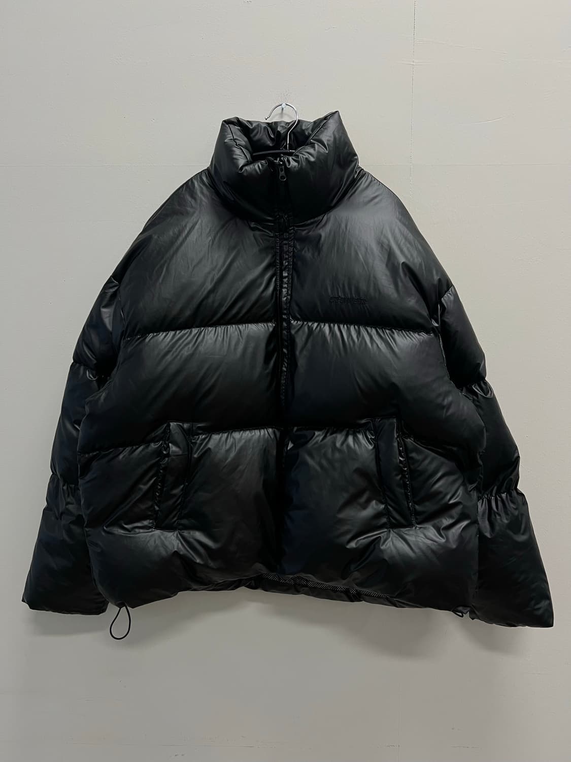 (XL) QT8가먼츠 덕다운 오버핏 숏패딩 블랙 상품이미지2