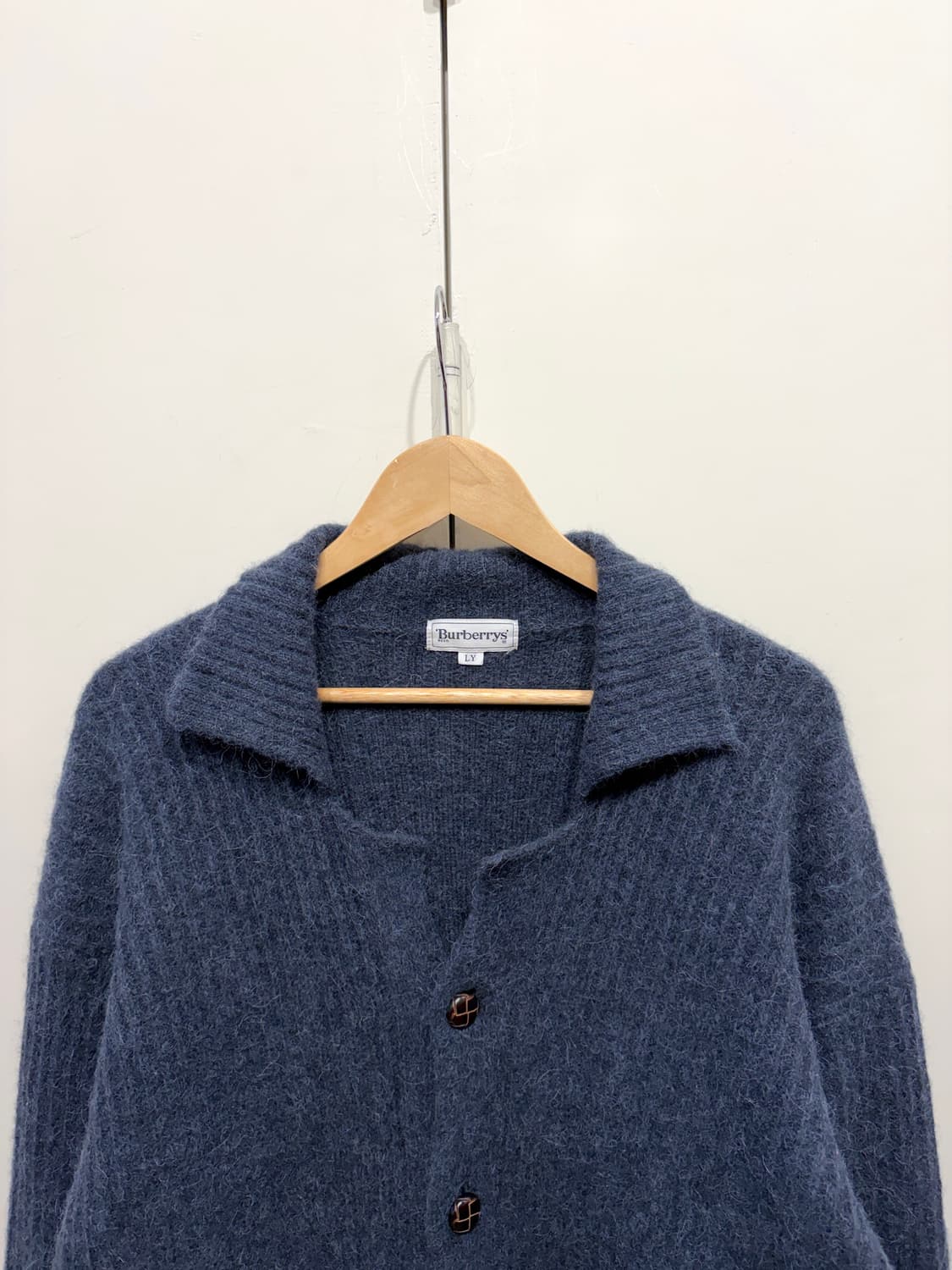 버버리 알파카 모헤어 니트 가디건 상품이미지3