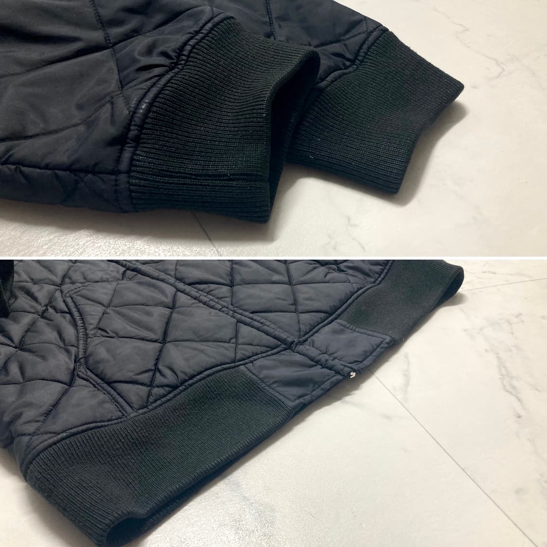 슈프림x인디펜던트 15FW 퀼팅 후드 집업 자켓 L, 100-105 상품이미지9