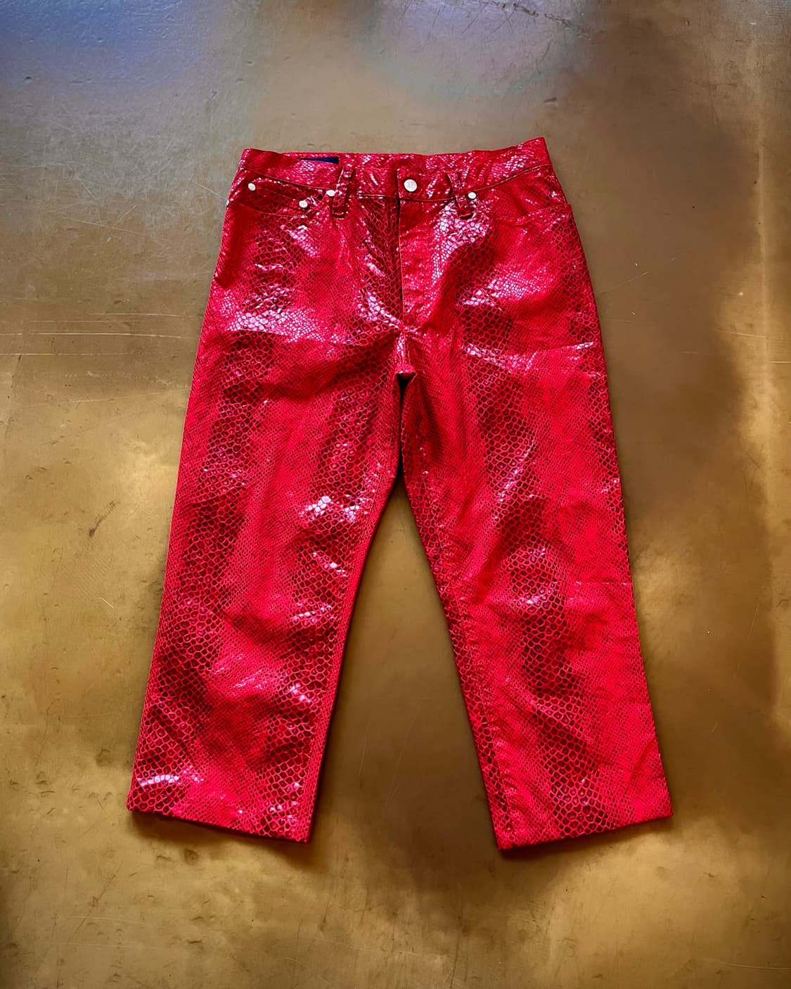 1980-90s Old KENZO Jeans Python Pants 상품이미지4