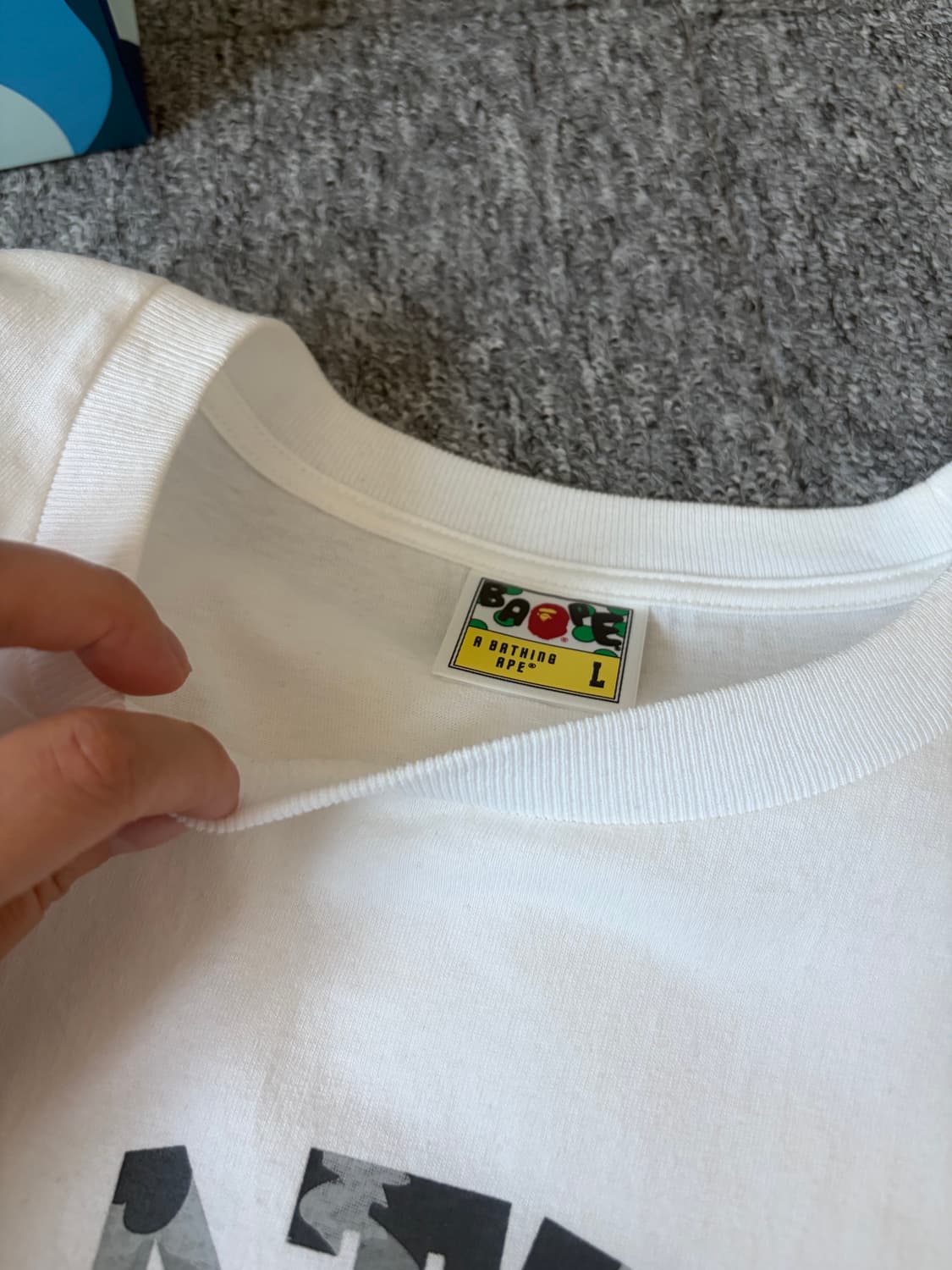 베이포 카모컬리지 화이트그레이 라지 상품이미지4