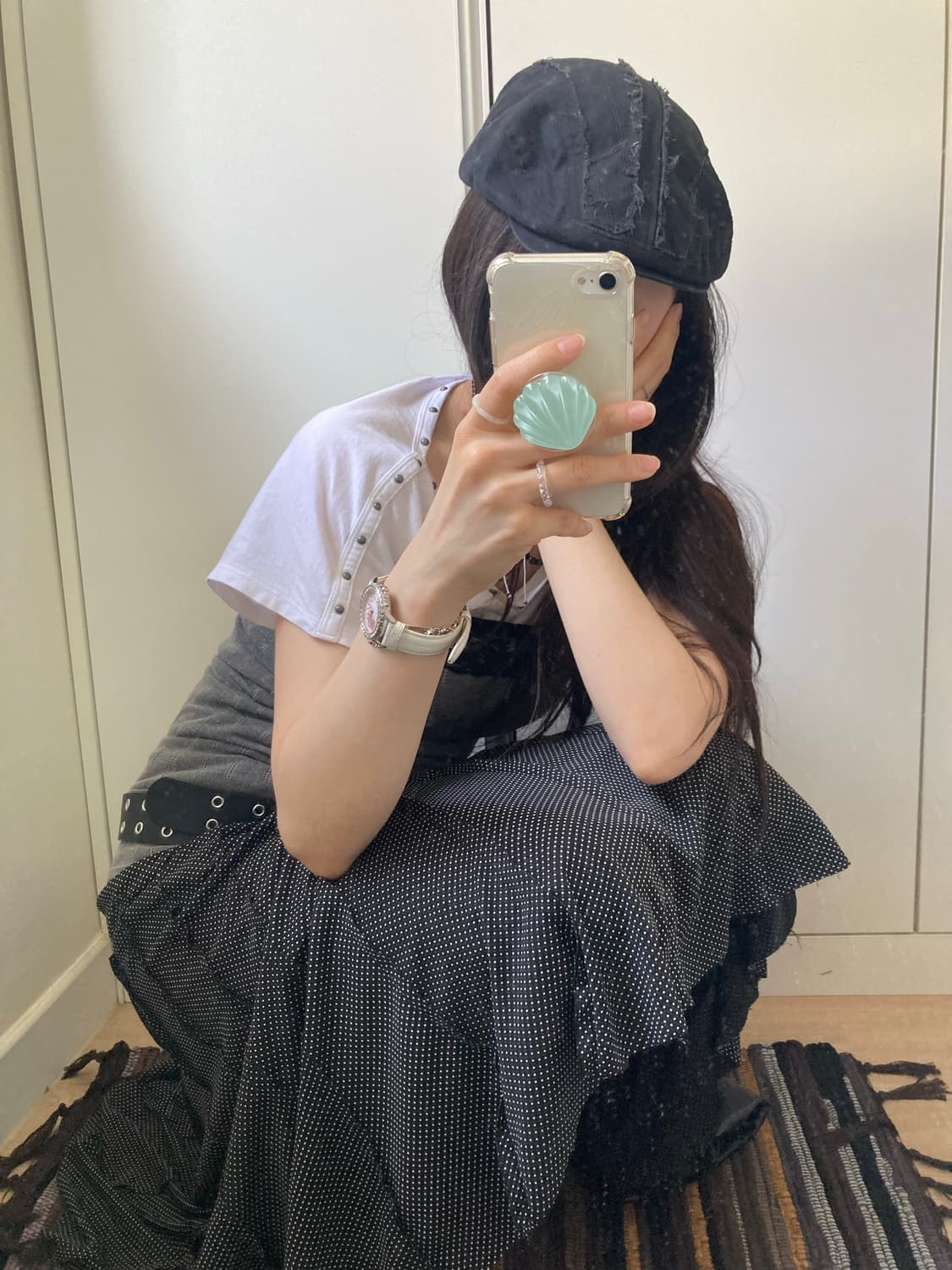 긱시크 모노톤 빈티지 코디세트 3pcs 상품이미지2
