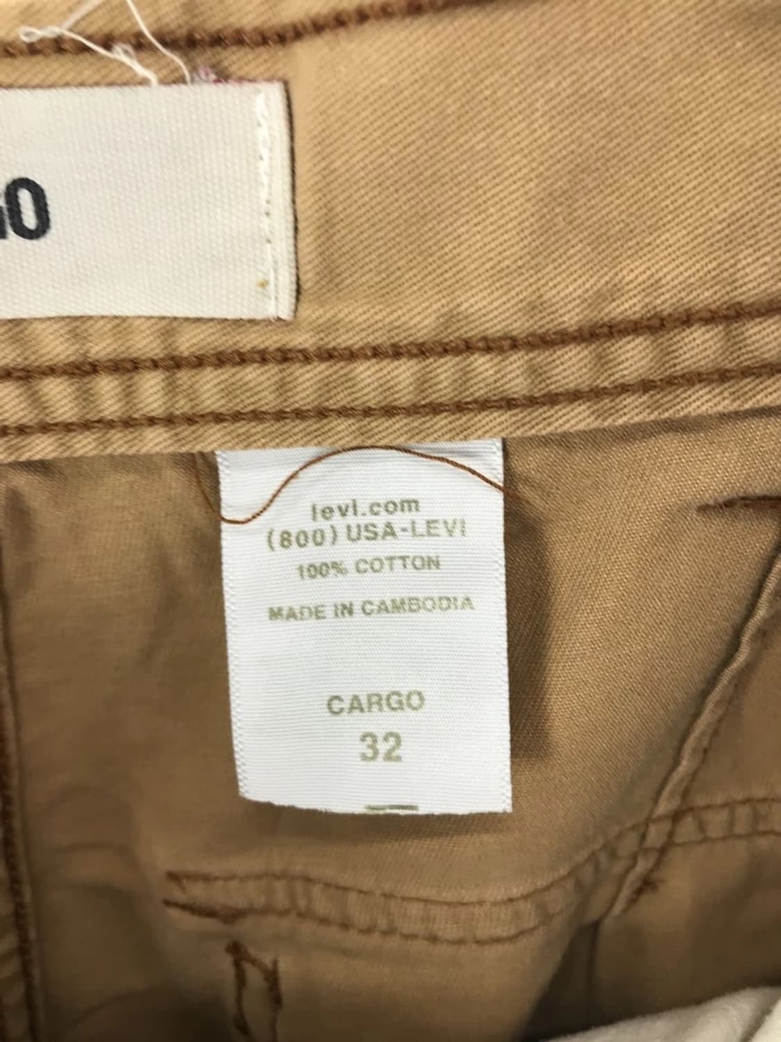Levis Beige Cargo Shorts 상품이미지9