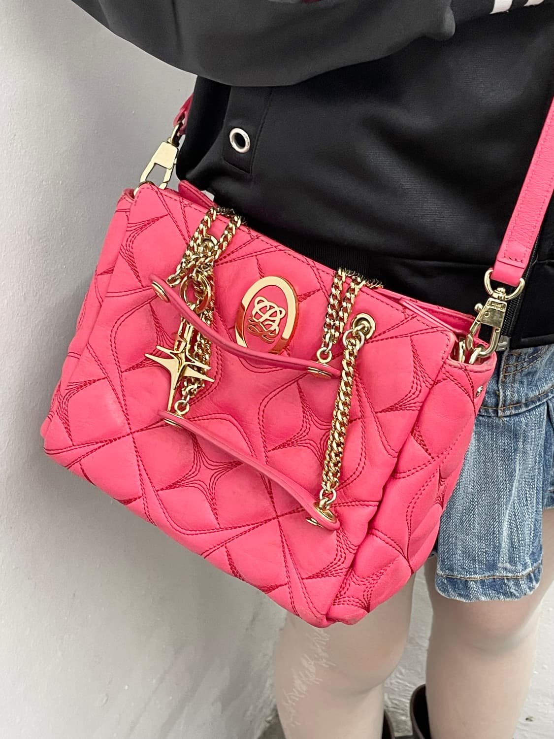 루이까또즈 갸루 키링 엠보 체인백💖 상품이미지9