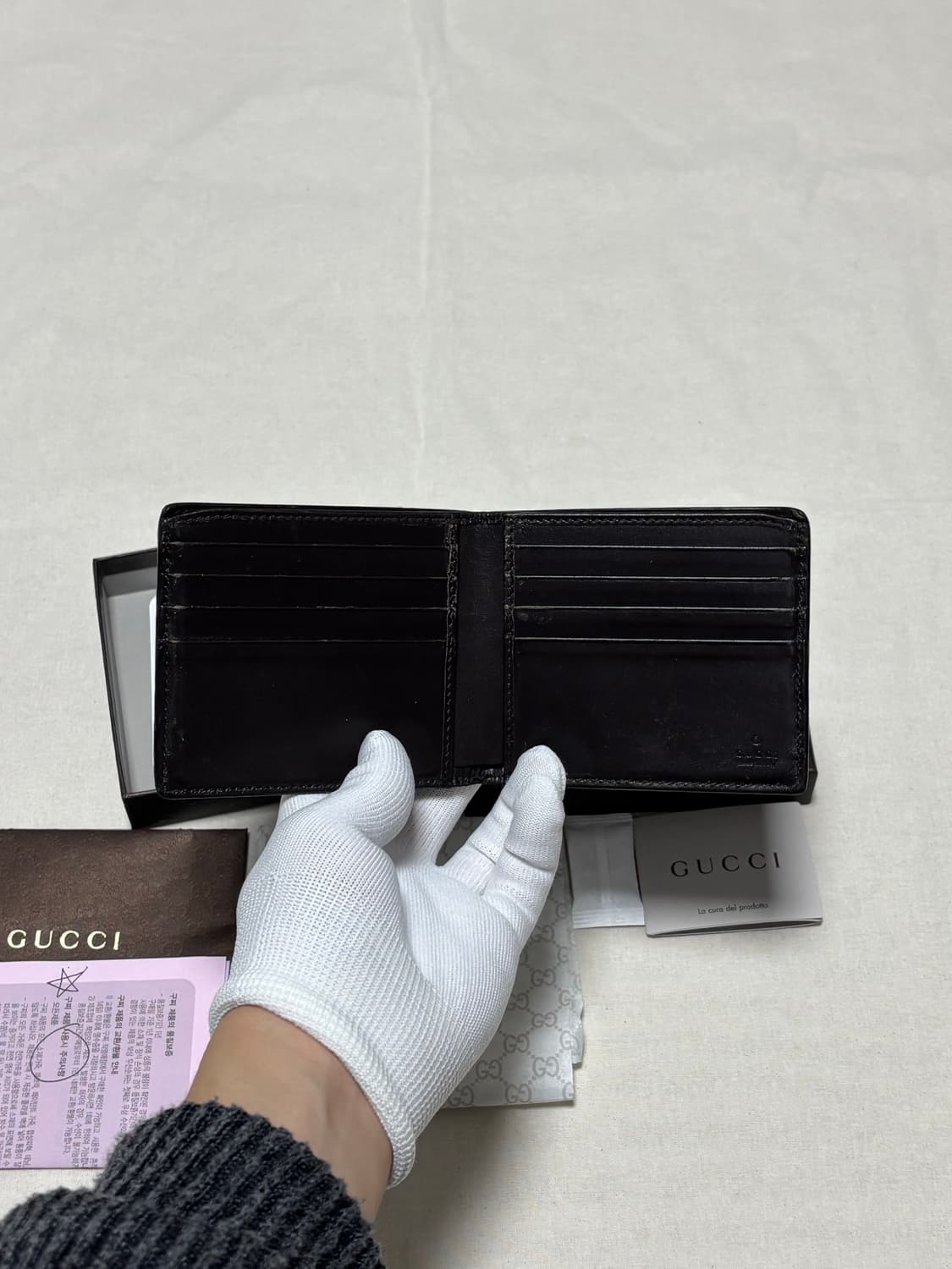 구찌 GG로고 시마 반지갑 [os] 상품이미지6