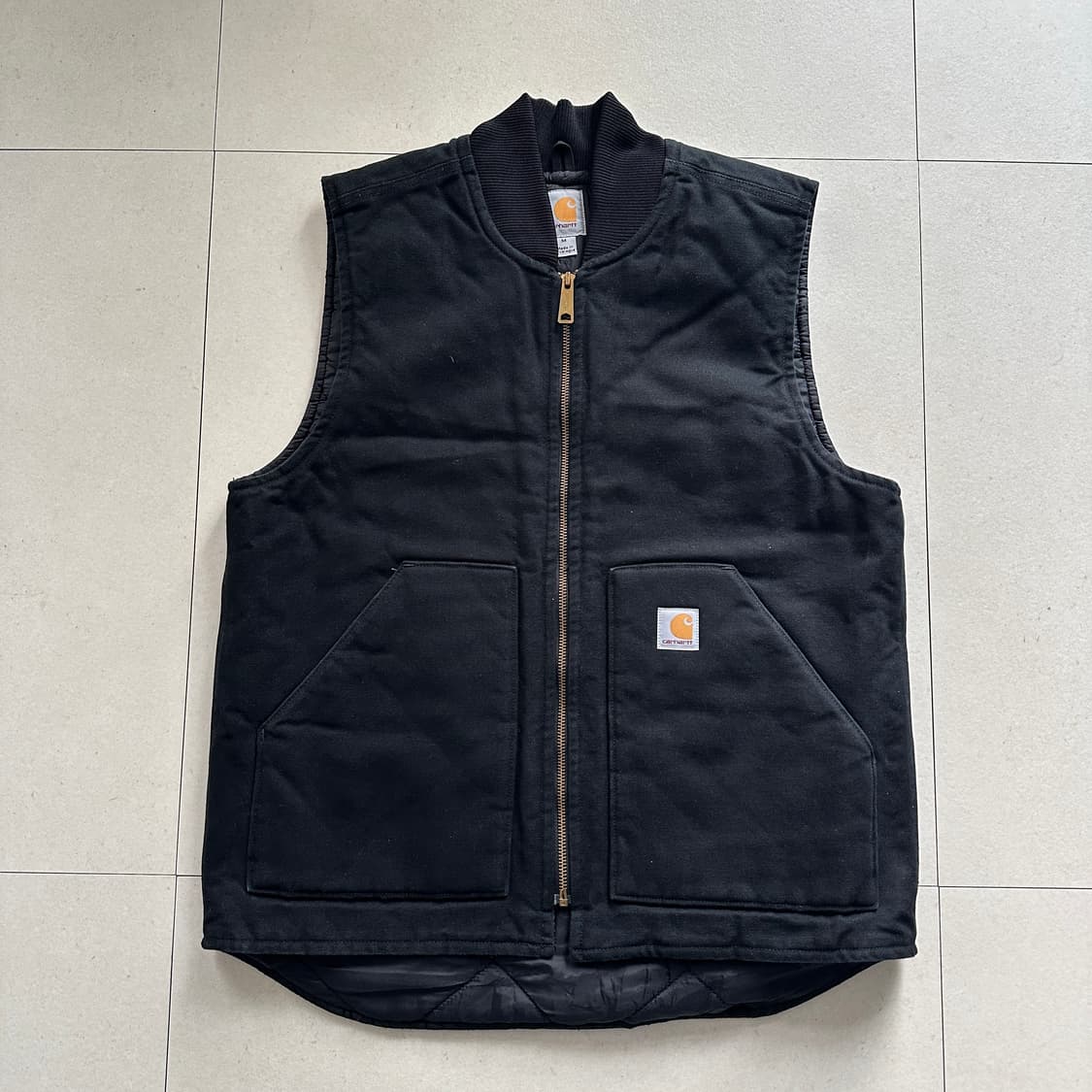 19년 생산 칼하트 V01 BLK 퀼팅 워크 베스트 블랙 M 상품이미지1